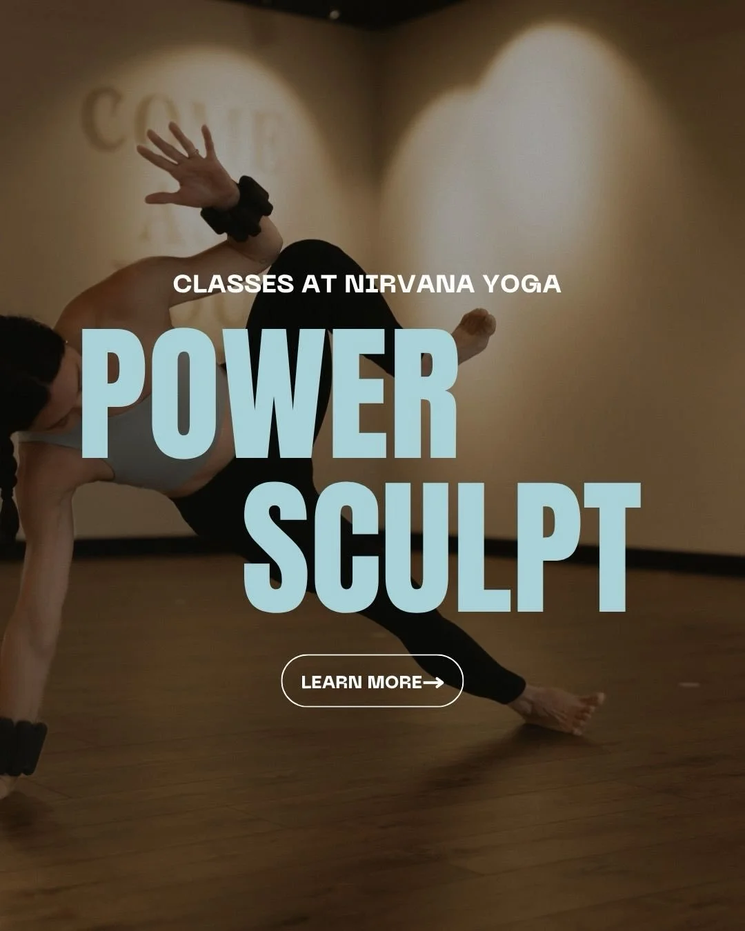 We took our signature Power Vinyasa style and turned up the intensity with strength training, pilates-inspired movements, and timed intervals. 🔥 You&rsquo;ll finish with a full cool-down stretch and the option to add Bala Bangle weights for an extra