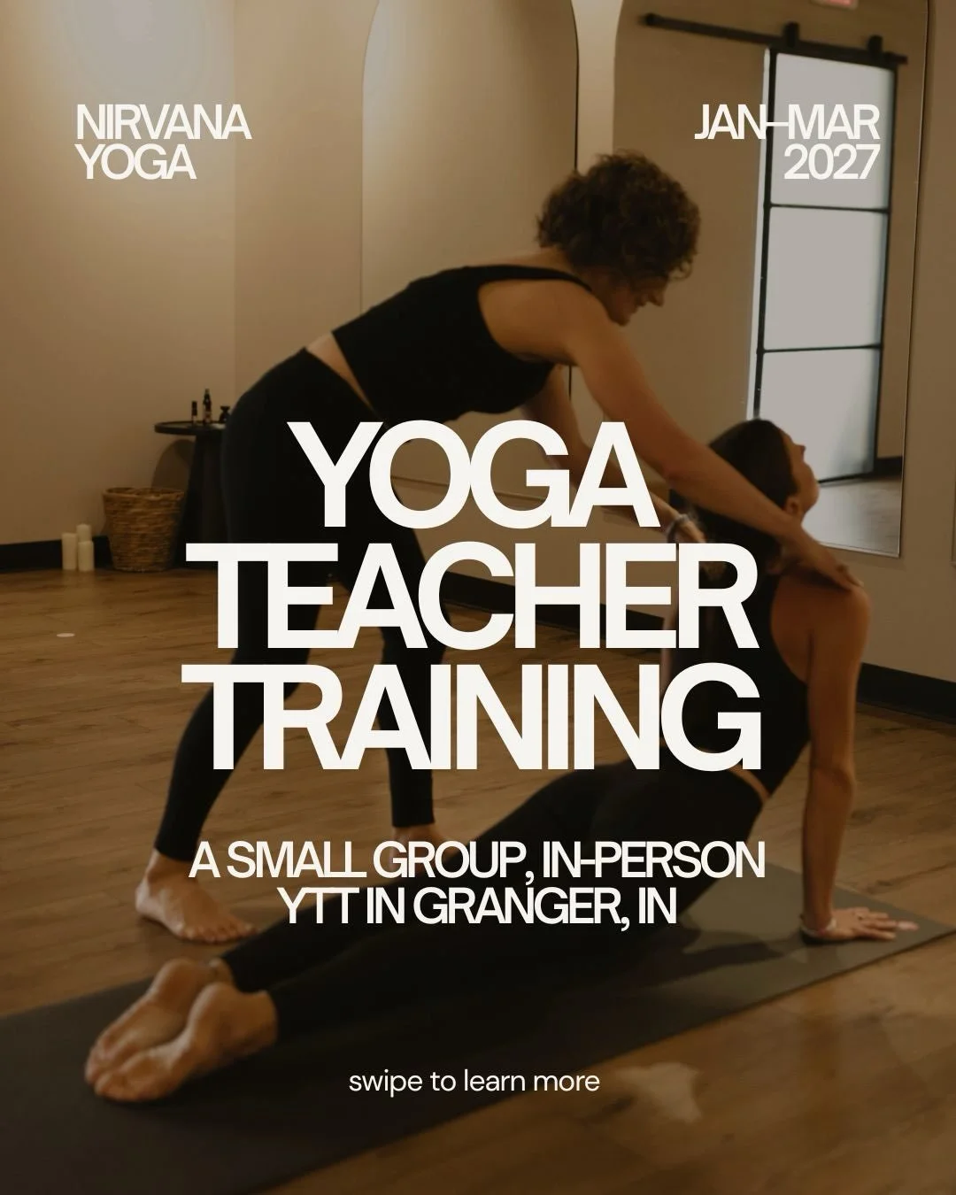 This is where the real transformation begins. 🤍

YTT enrollment at Nirvana is officially open and we could not be more excited. In partnership with @kulagrandrapids and the same curriculum Chelsea completed herself, this is a training close to our h