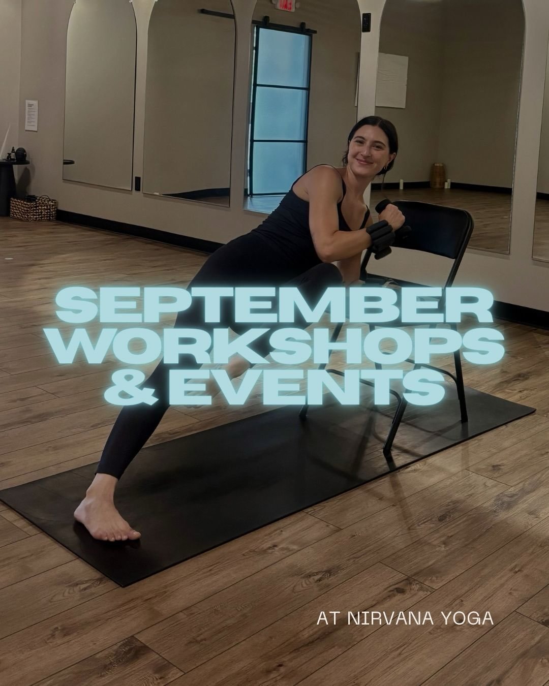 September is full of ways to move, connect, try something new, and make a little more room for yourself. ✨ 

Swipe to learn more about our September workshops &amp; events 👉 and book your spots via link in bio!

SOUNDTRACK FLOW: 80s HITS
🗓️ Sept 5 