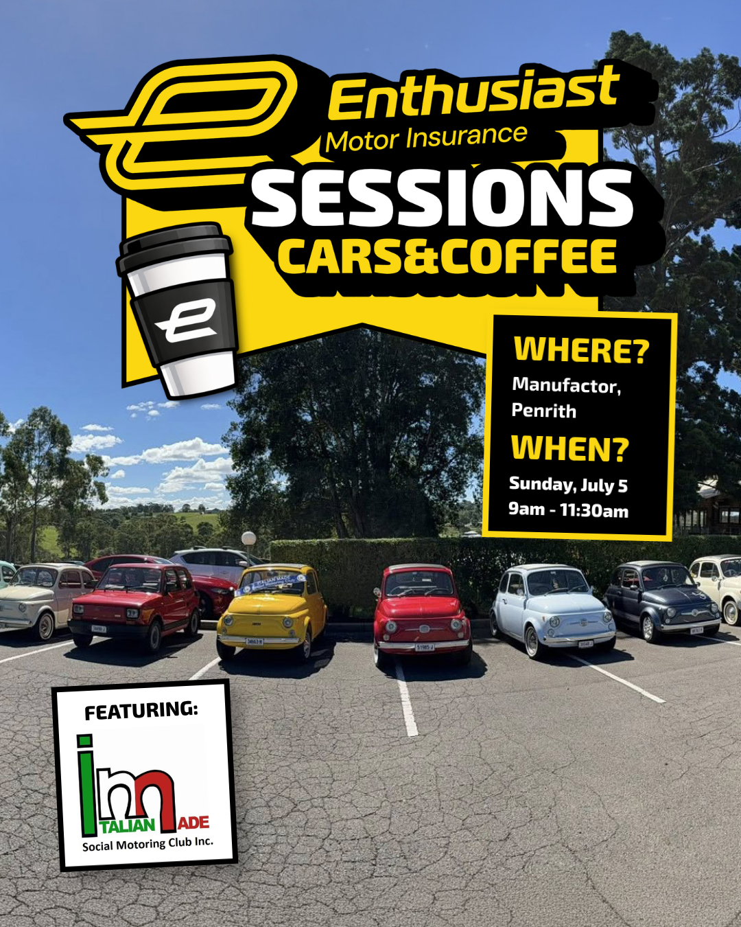 Sessions Cars &amp; Coffee