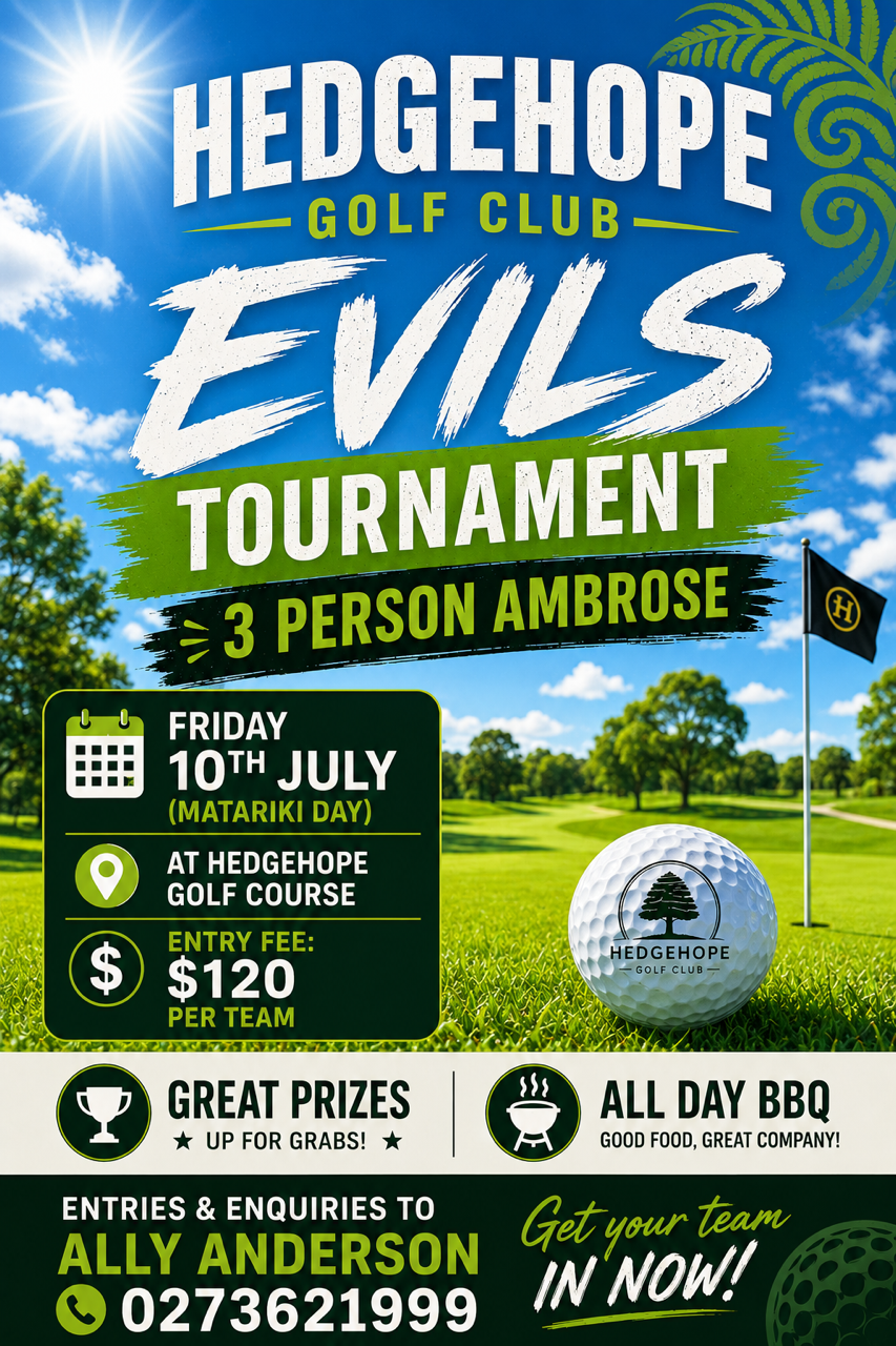 Hedgehope GC Evils Tournament 3 Person Ambrose