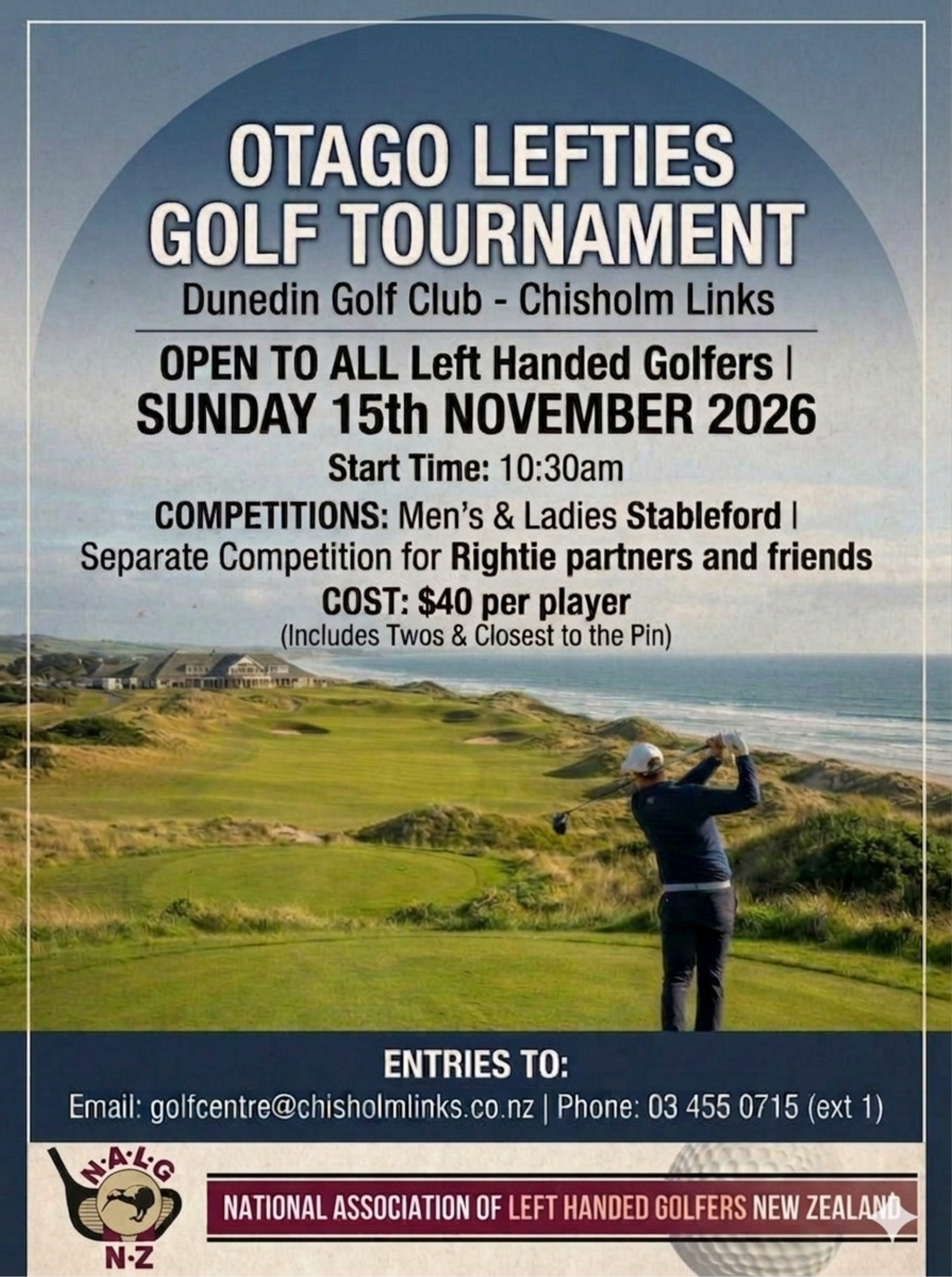 Otago Lefties Golf Tournament