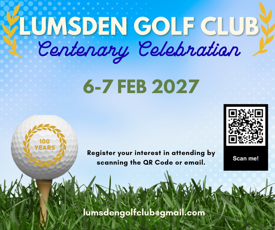 Lumsden Golf Club Centenary Celebration