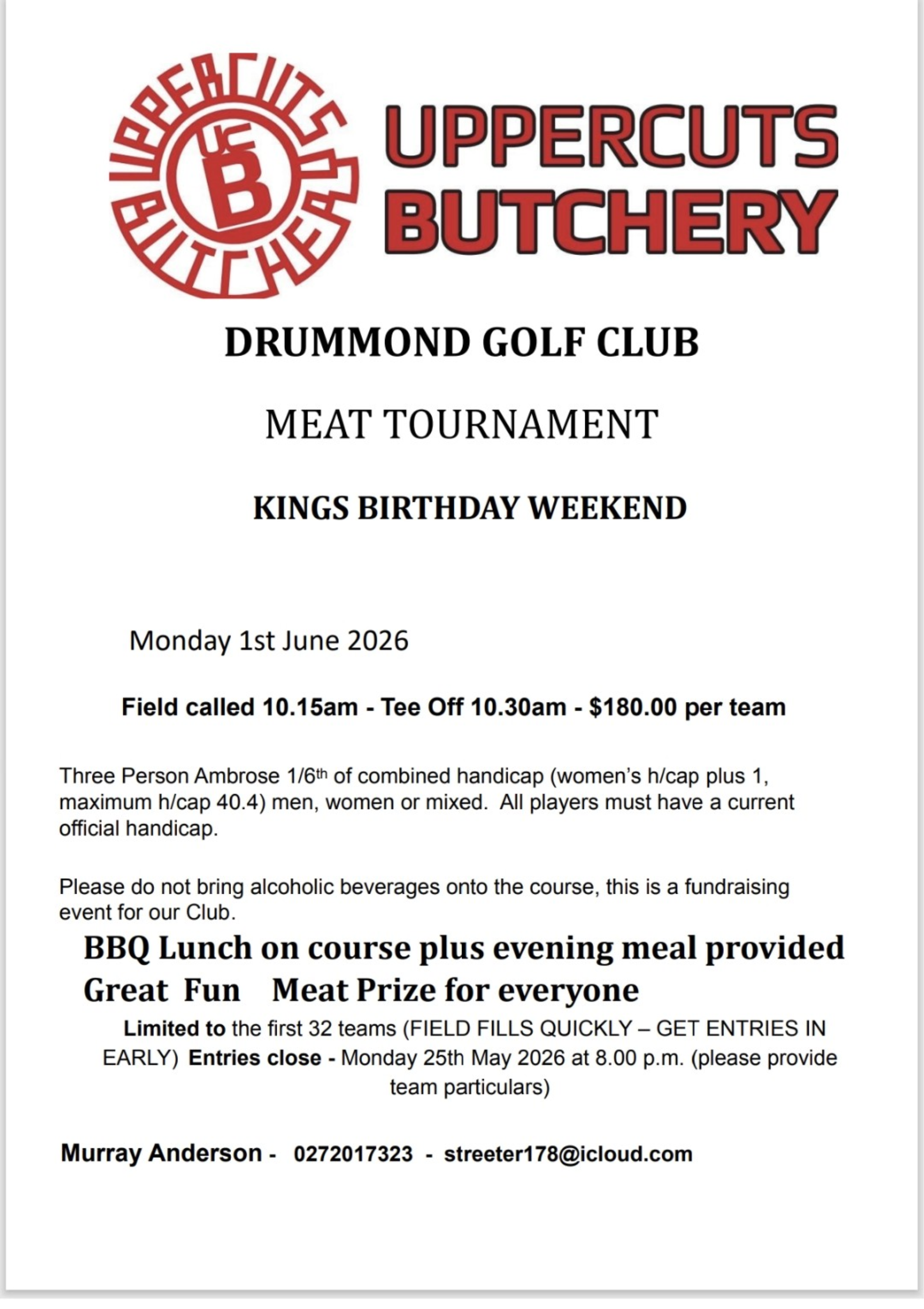 Drummond GC Meat Tournament