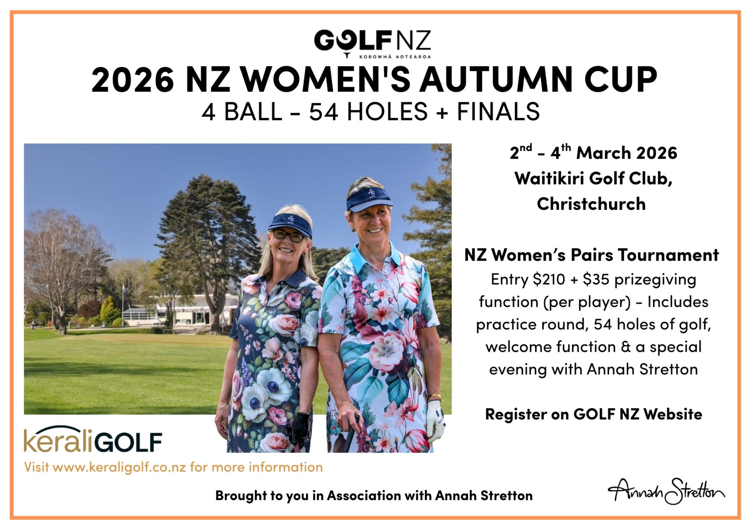 2026 NZ Women's Autumn Cup
