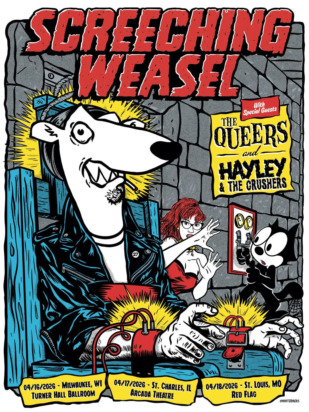 2026 EAST COAST / MIDWEST Dates w/ Screeching Weasel &amp; The Queers!