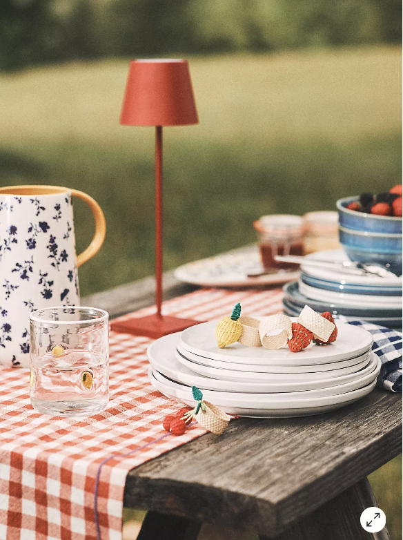 Ginny Gingham Table Runner