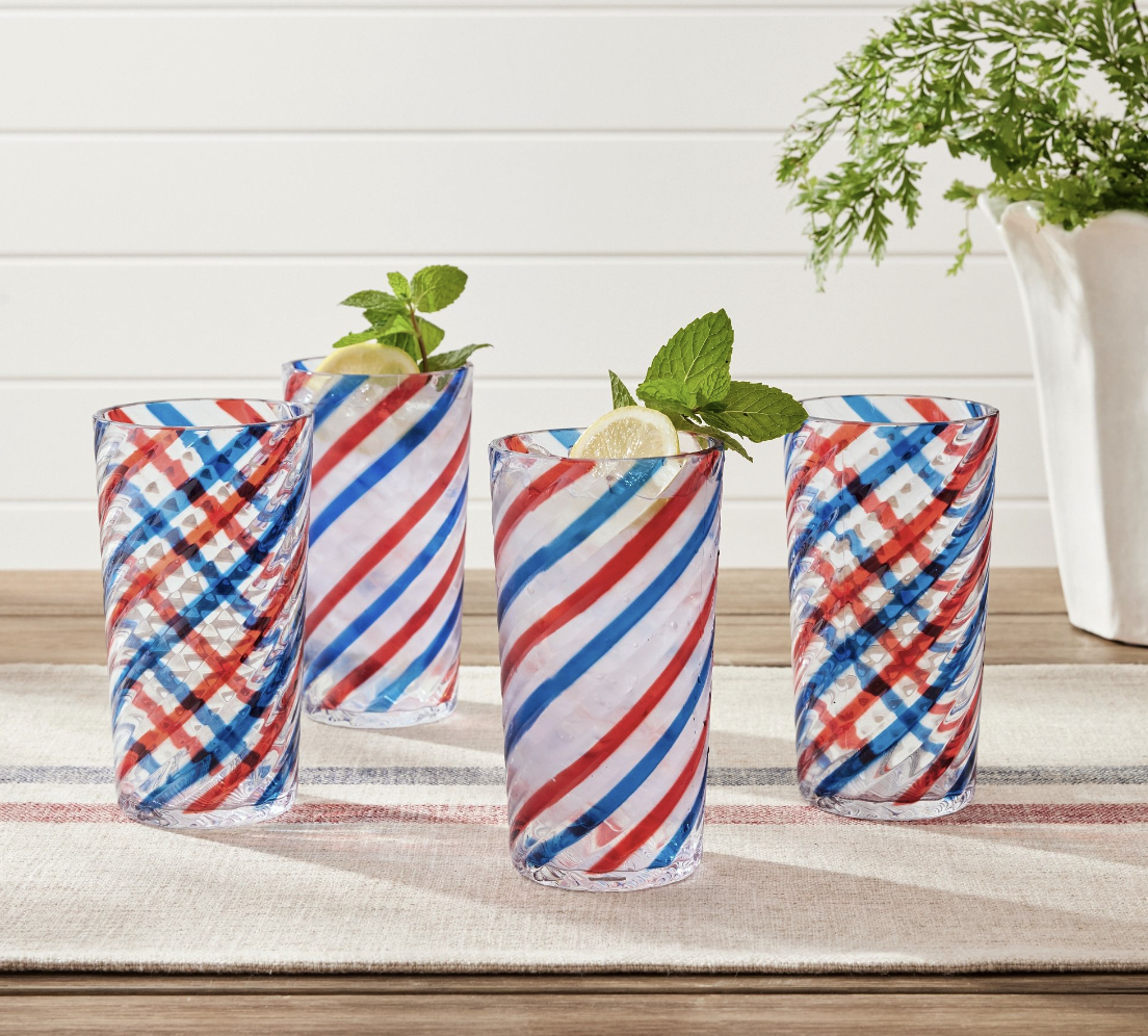 Americana Stripe Outdoor Tumblers