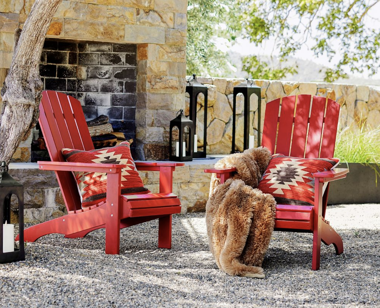 Classic Mahogany Adirondack Chair