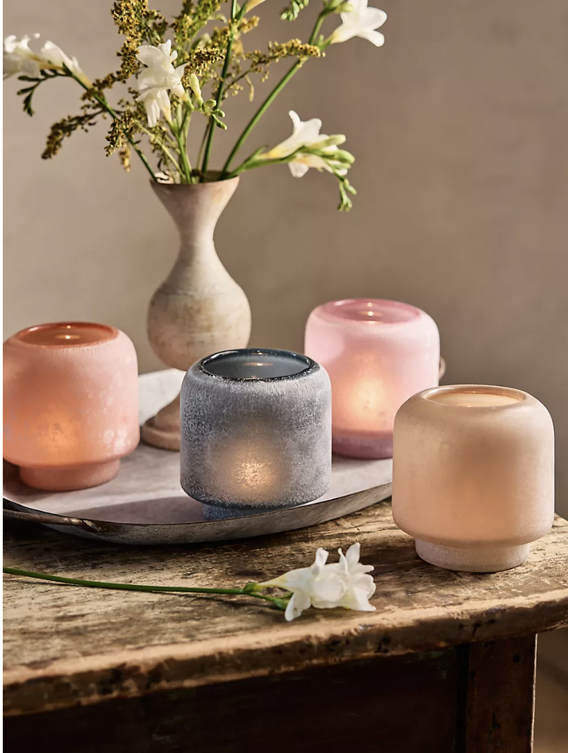 Mushroom Glass Votive