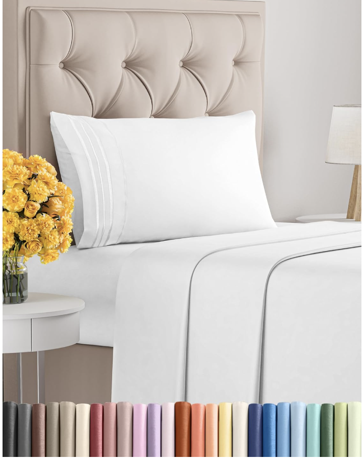  Twin XL Size 3 Piece Sheet Set