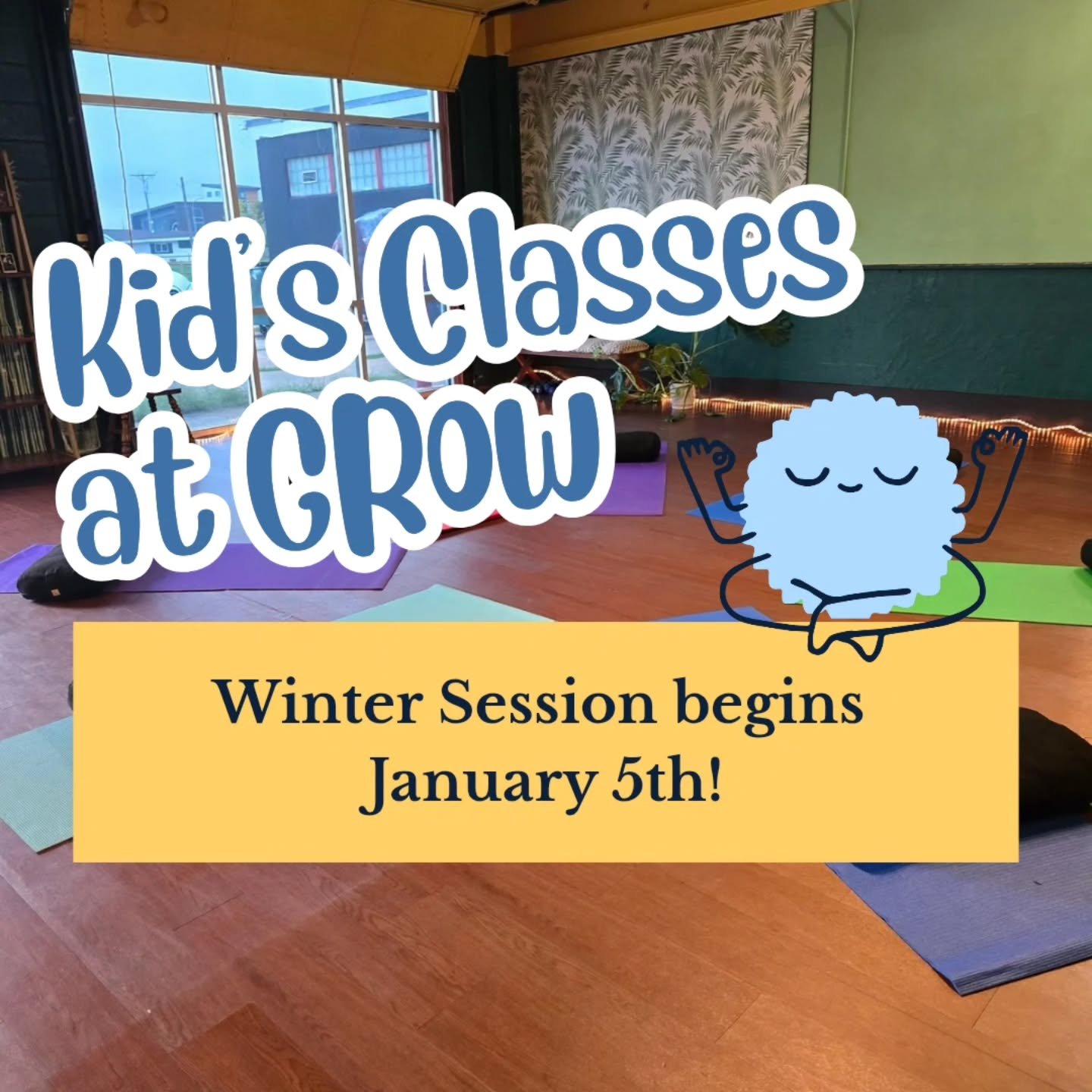 Our Winter Session opens January 5th, and it&rsquo;s going to be such a sweet, mindful season for your kiddo! ❄️

You can book the series on our website now. And PS? Yoga classes and camps make great gifts! 😍🎁

If you wanna get a feel for our class