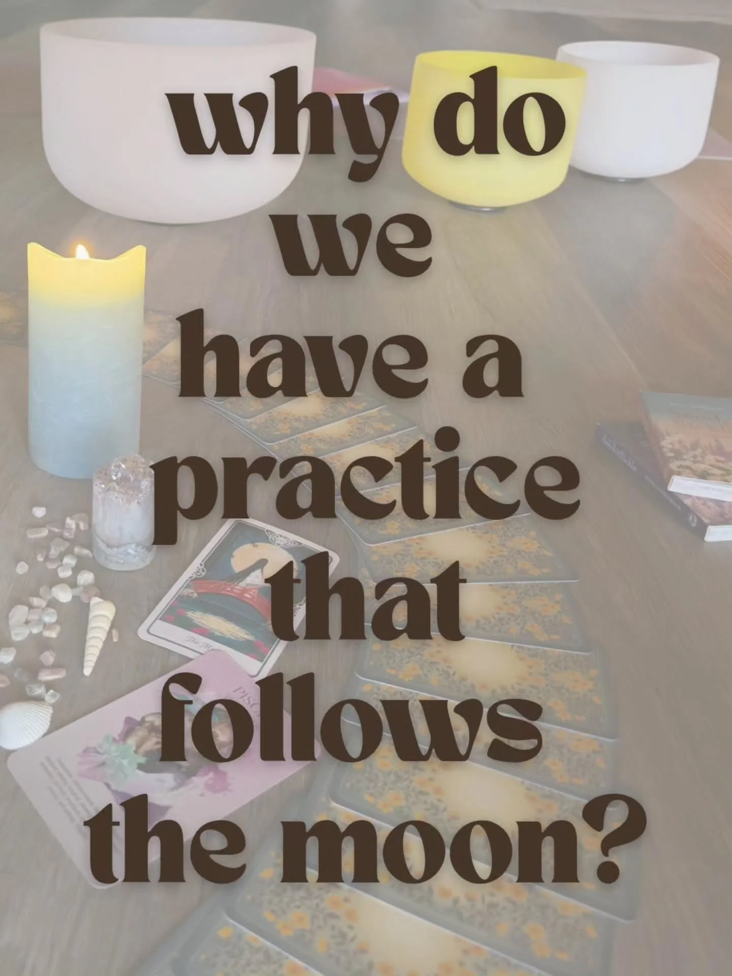 New Moon in Virgo ✨️

Moon Flow tonight at 7p 🌑

Ground &bull; Rest &bull; Reflect

This energy = notice what matters, notice what you want, AND LET'S FREAKING DO IT 👏👏

See you tonight 🤍