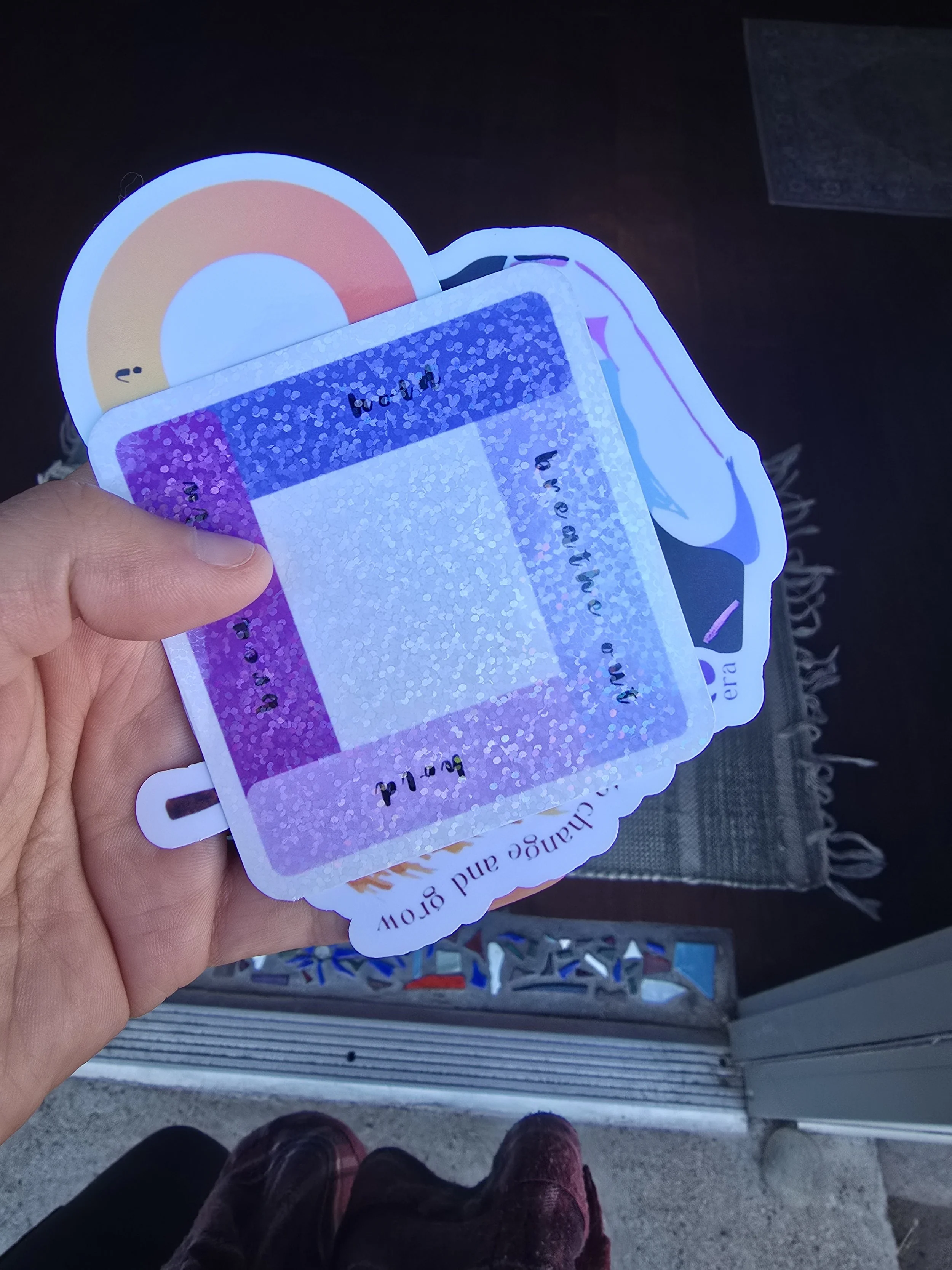 Box Breath Sticker