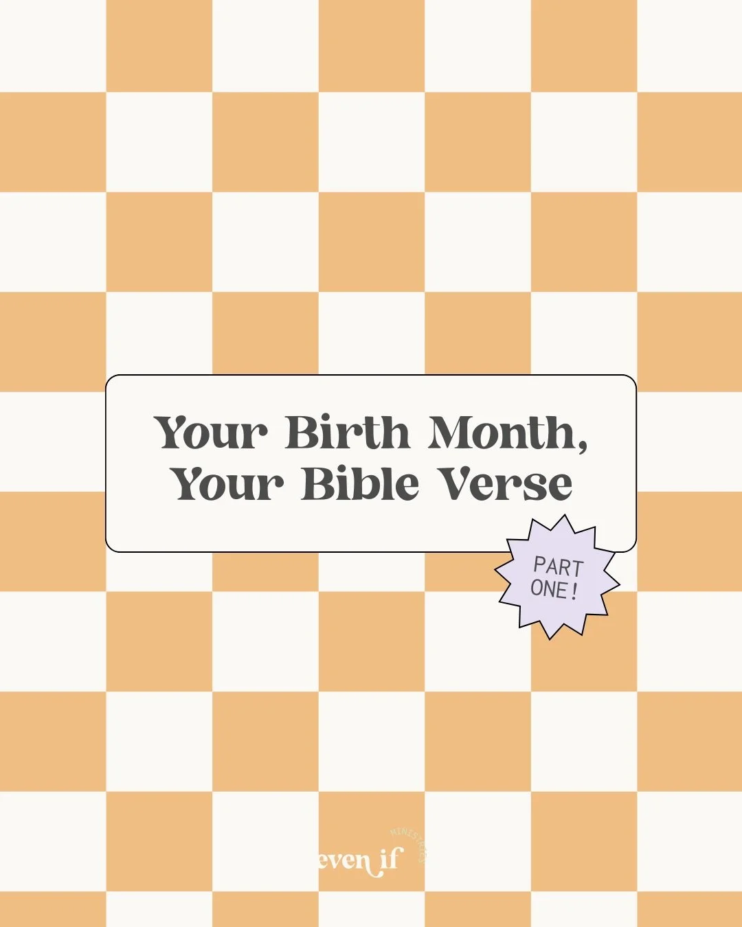 Your reminder that God speaks directly to you&mdash;no matter your birth month🤍

Drop your birth month below to claim your verse⬇️

#scripture #jesus #faith #bible #disabilityinclusion