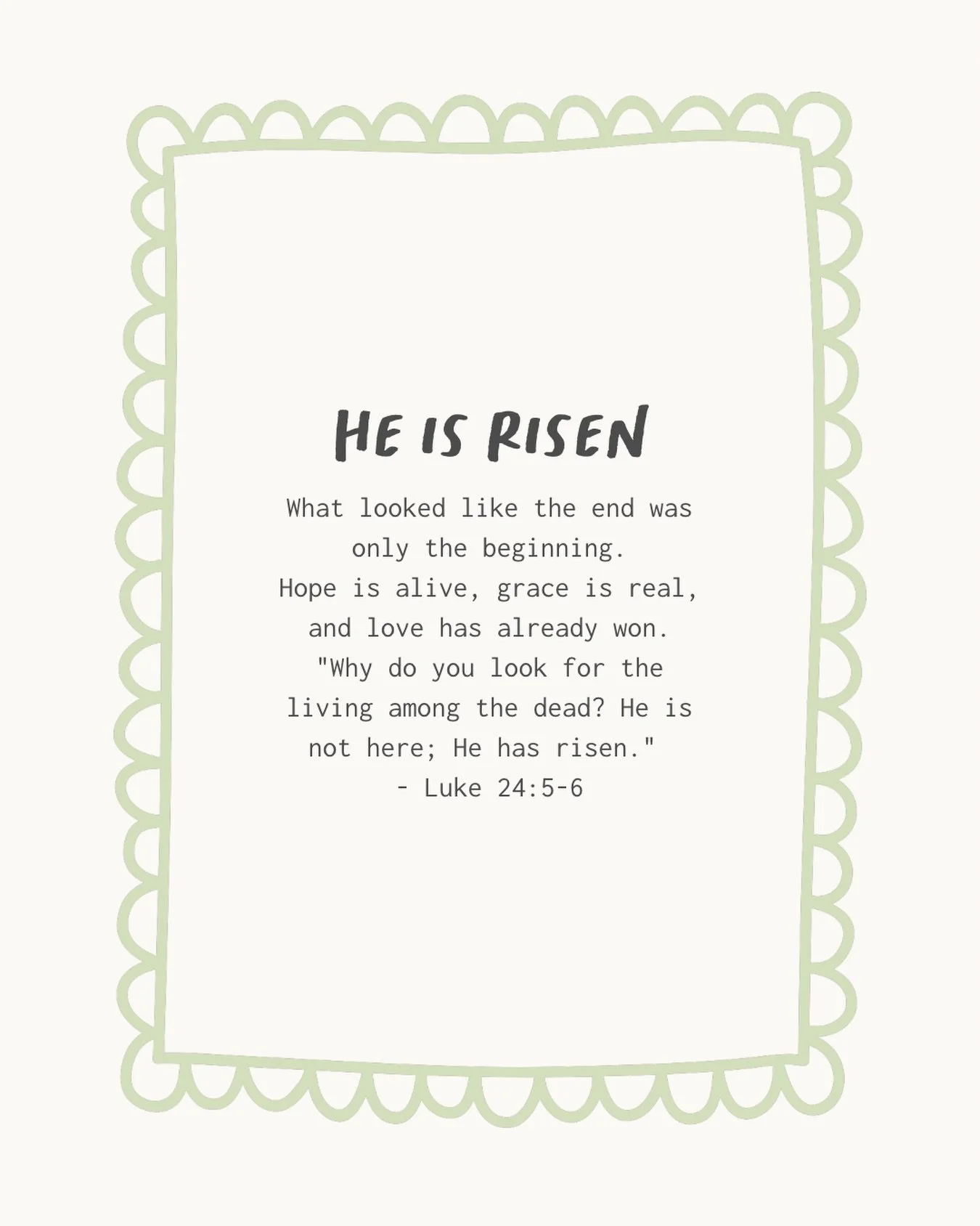 He is risen! Because He lives, we have new life too!

Happy Easter, friends!🌷

#easter #jesus #faith