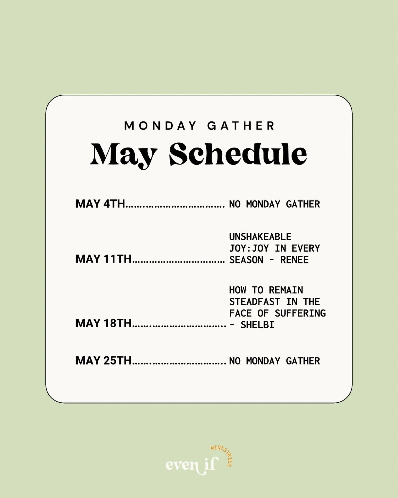 You guys how is it already May?!

This month we&rsquo;re wrapping up our Unshakeable Joy series and hearing a word about suffering from our girl Shelbi!

🔗Link in bio to register!

#jesusloveyou #faith #biblestudy #disability #chronicillness