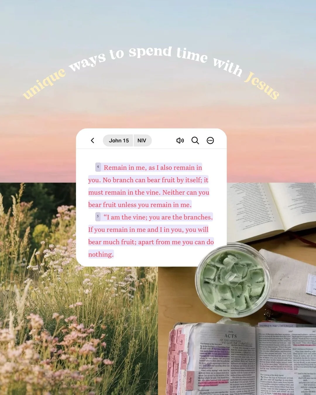 There are more ways to spend time with the Lord other than reading your Bible.

Here&rsquo;s some ways to be in God&rsquo;s presence that you may never have thought of before!💛

#jesus #jesuslovesyou #faith #disability #ministry
