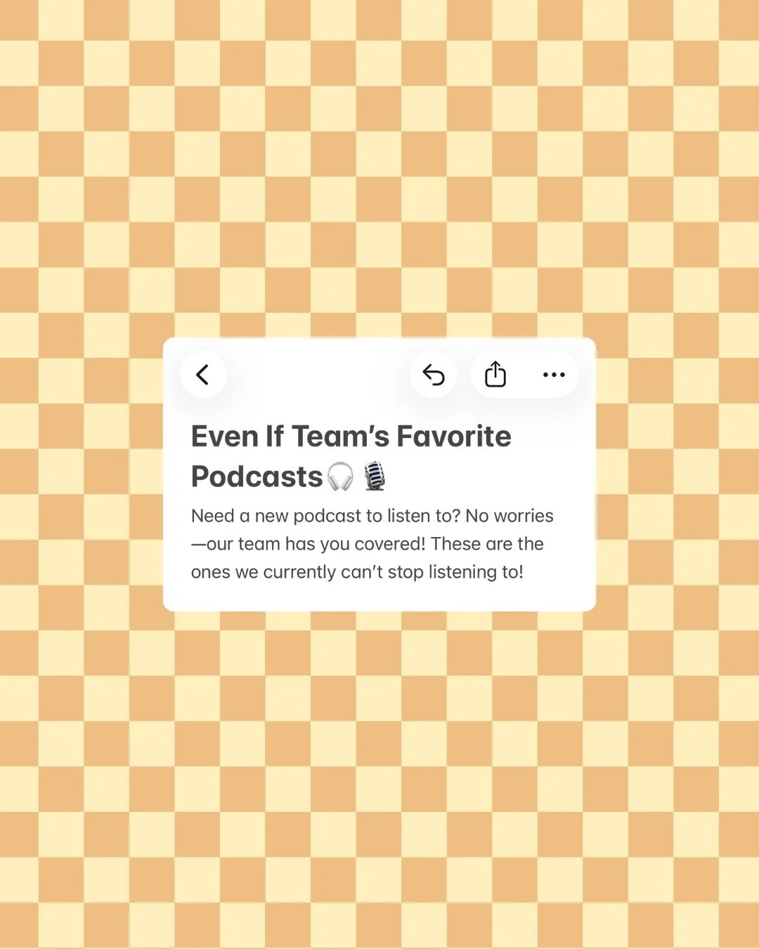 Podcasts are one of our favorite ways to learn more about our Savior!🎙️

Here are a few that the Even If team is loving right now &mdash; full of encouragement, wisdom, honest conversations, and reminders to keep our eyes on Jesus🤍

Drop your go-to