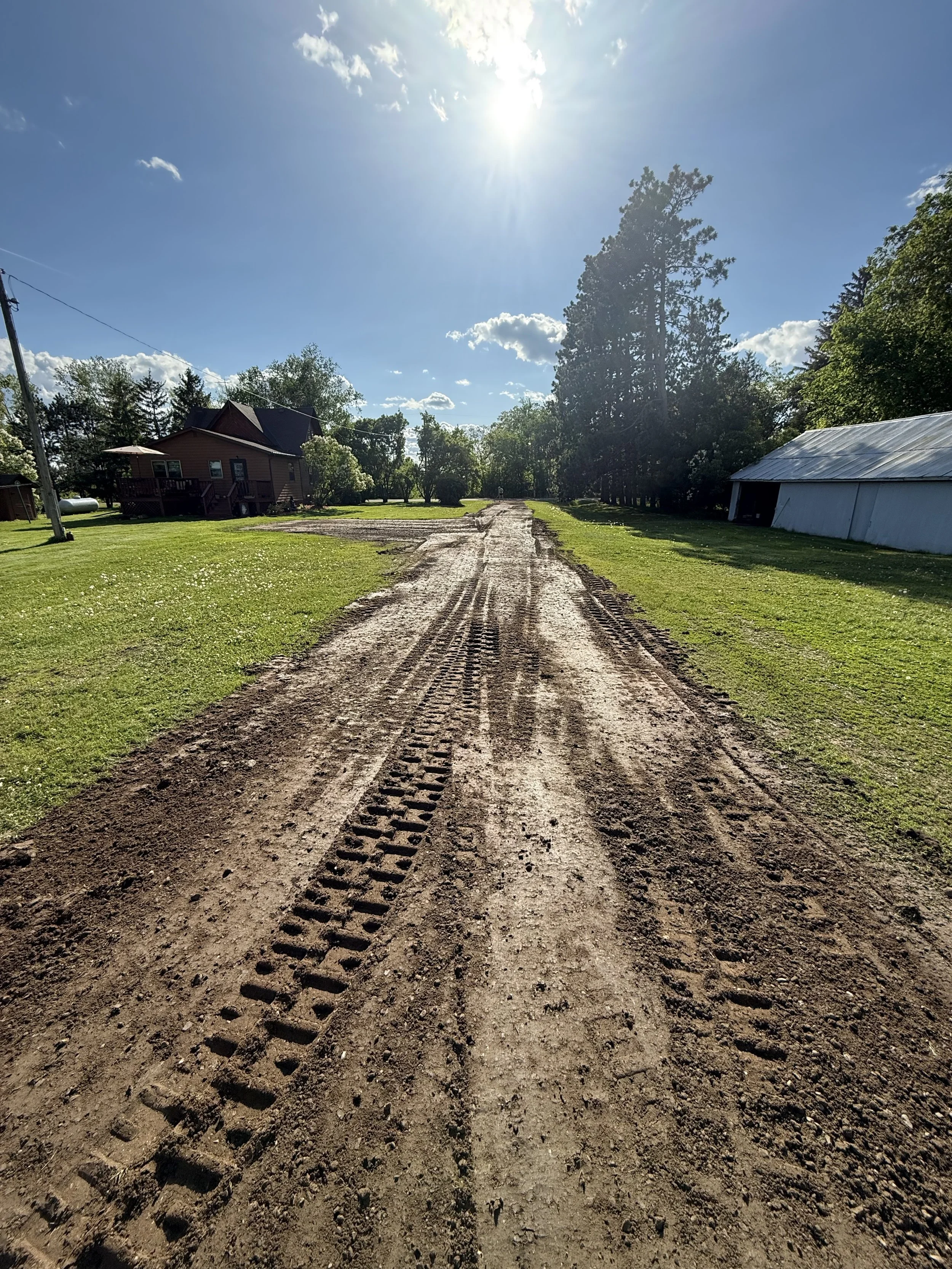 Gravel driveway Foley, MN