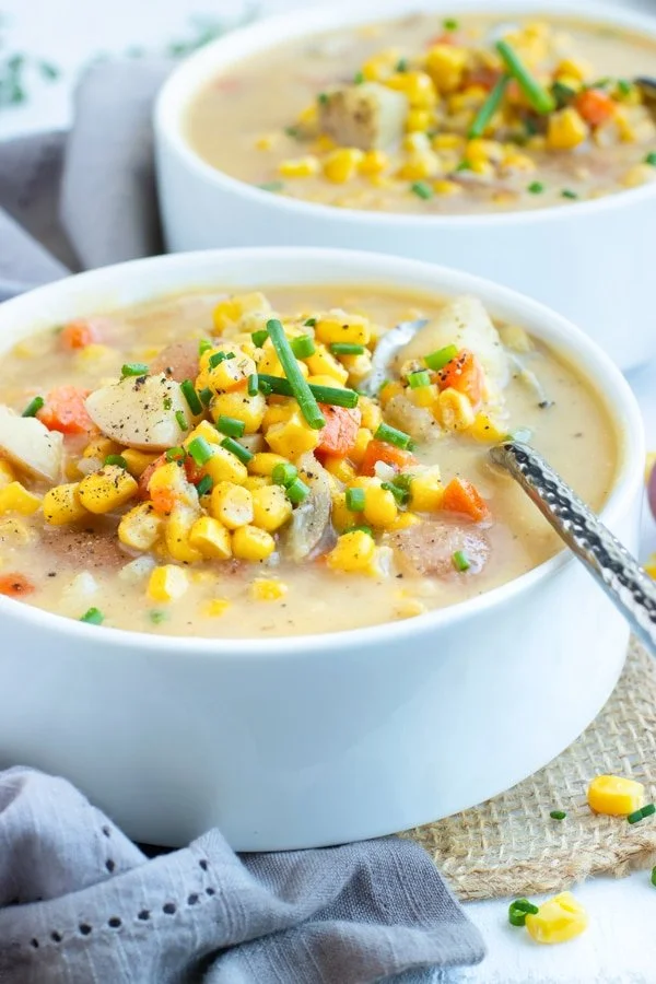 Vegetable Potato Corn Chowder