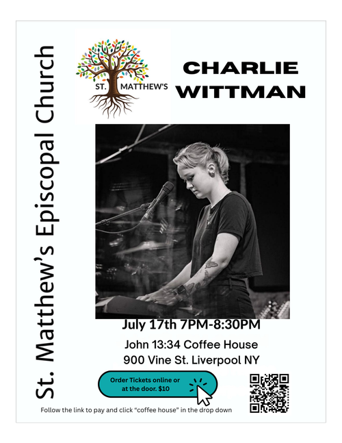 John 13:34 Coffee House Presents Charlie Wittman