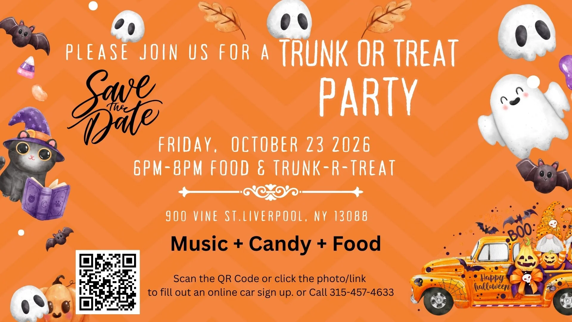 🎃 Trunk or Treat Party