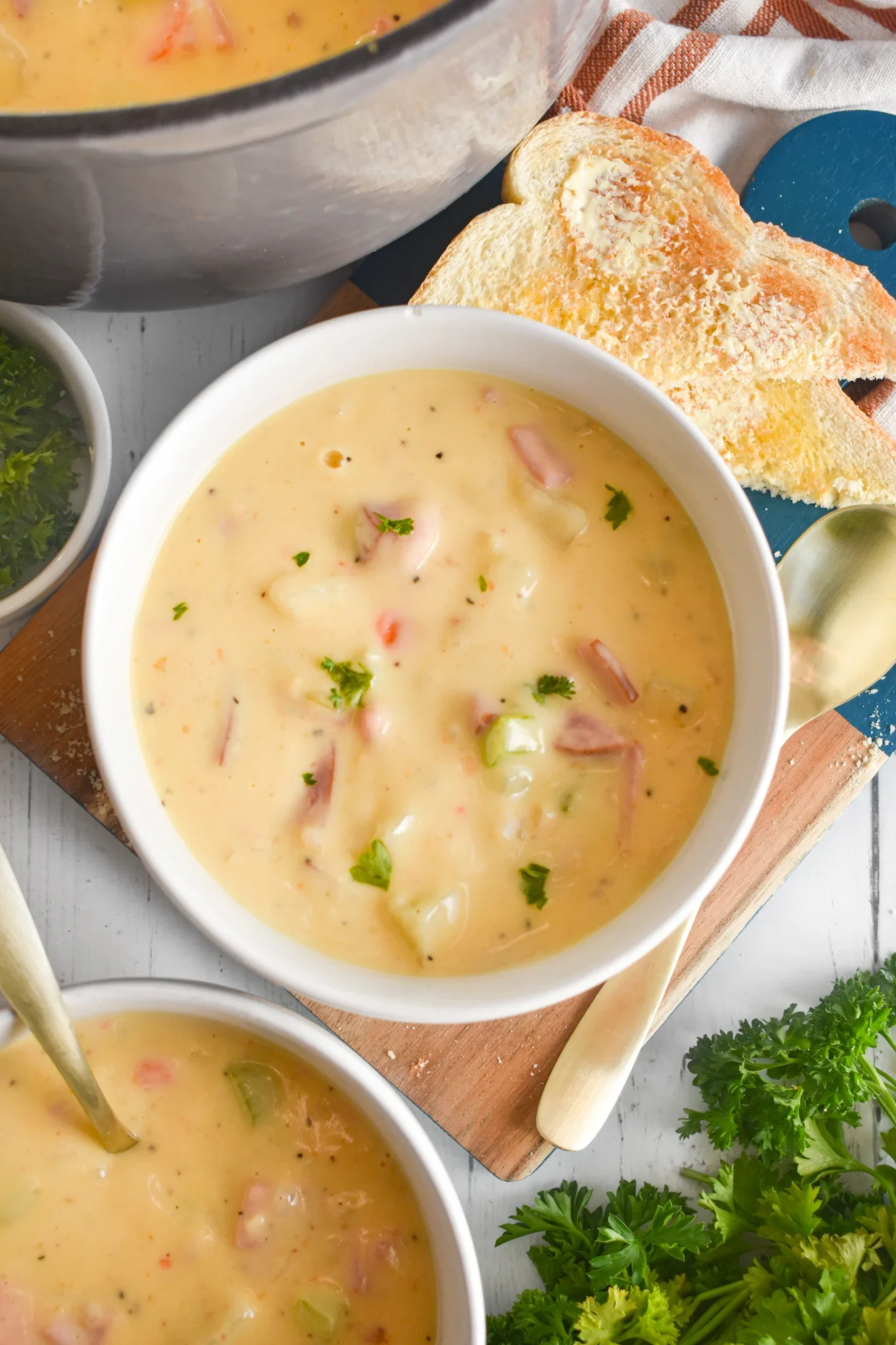 Potato, Ham and Cheese Soup