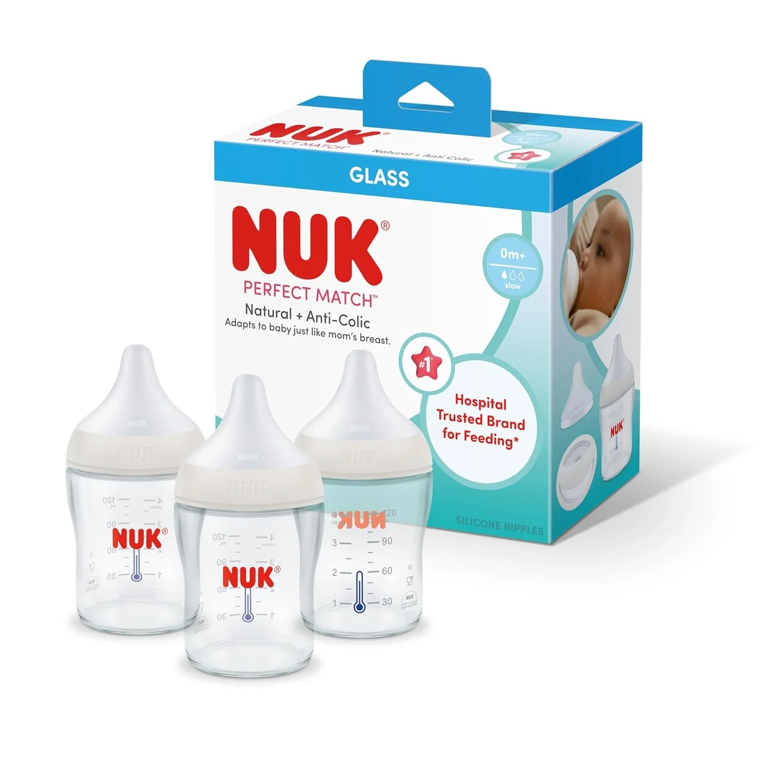 NUK Perfect Match Glass Natural