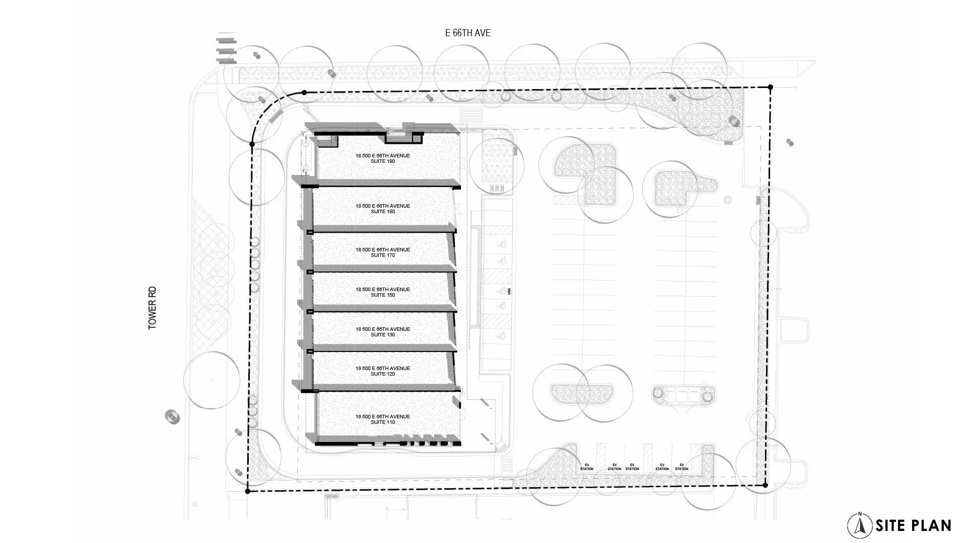 Floor plan of Tower Road Collective
