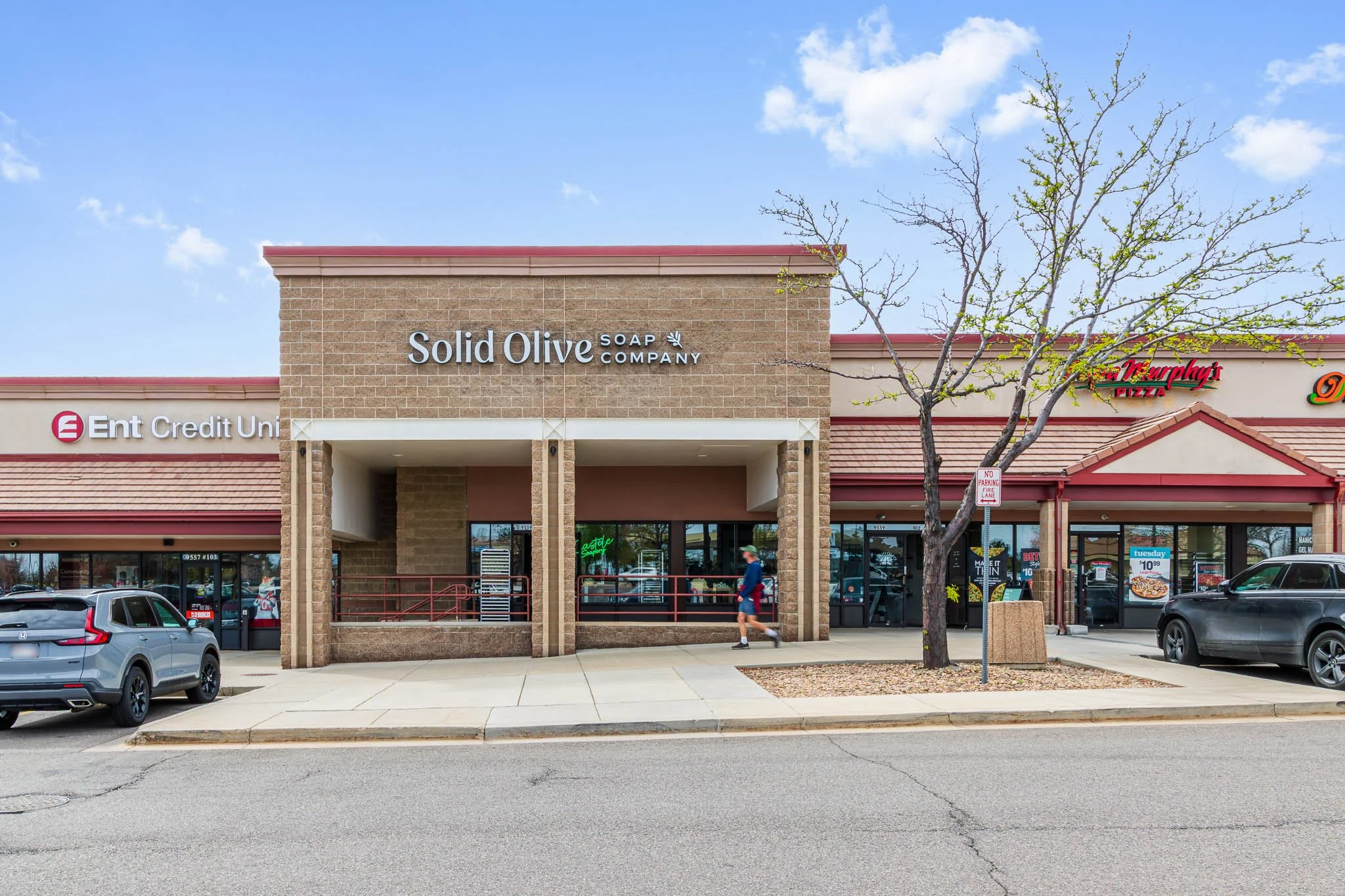storefront view of solid olive soap company