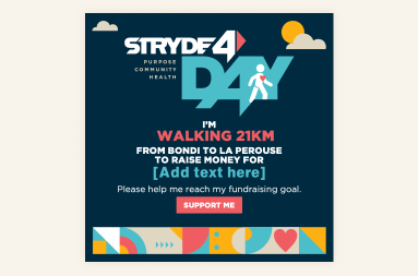 Social Media Post - Walking