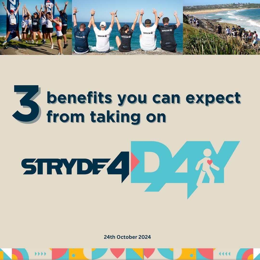 Participating in STRYDE4 Day is filled with benefits - it&rsquo;s all about being healthy and happy, leaning into purpose and finding your community! Get involved by walking, paddling, supporting as crew, or donating!

Who will you STRYDE4?

#STRYDE 