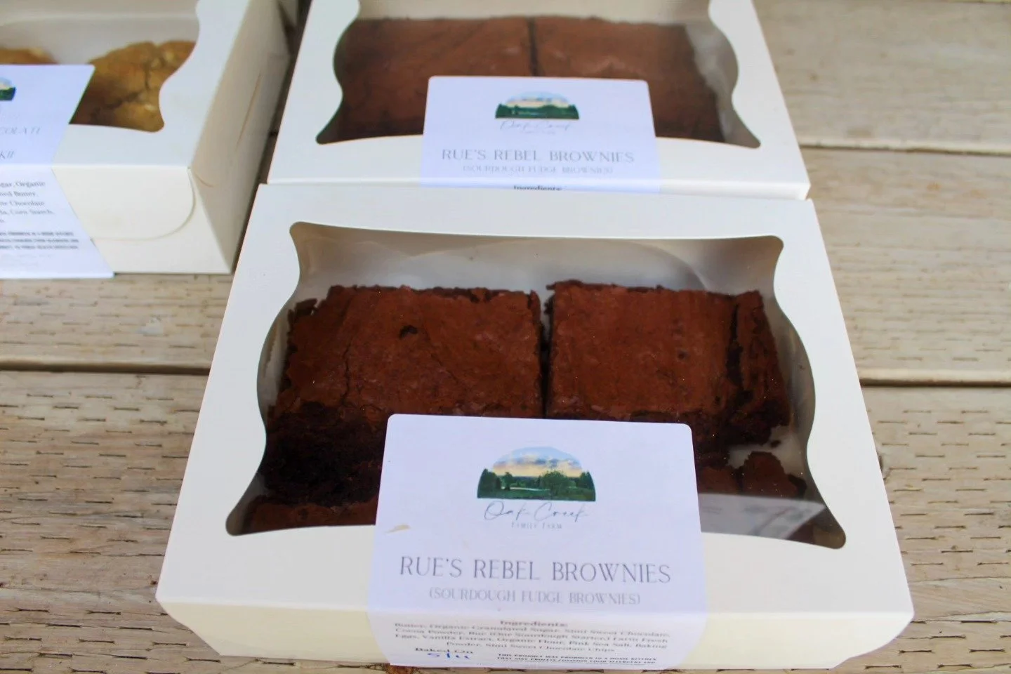 4 Rue's Rebal Brownies (Made with sourdough discard)