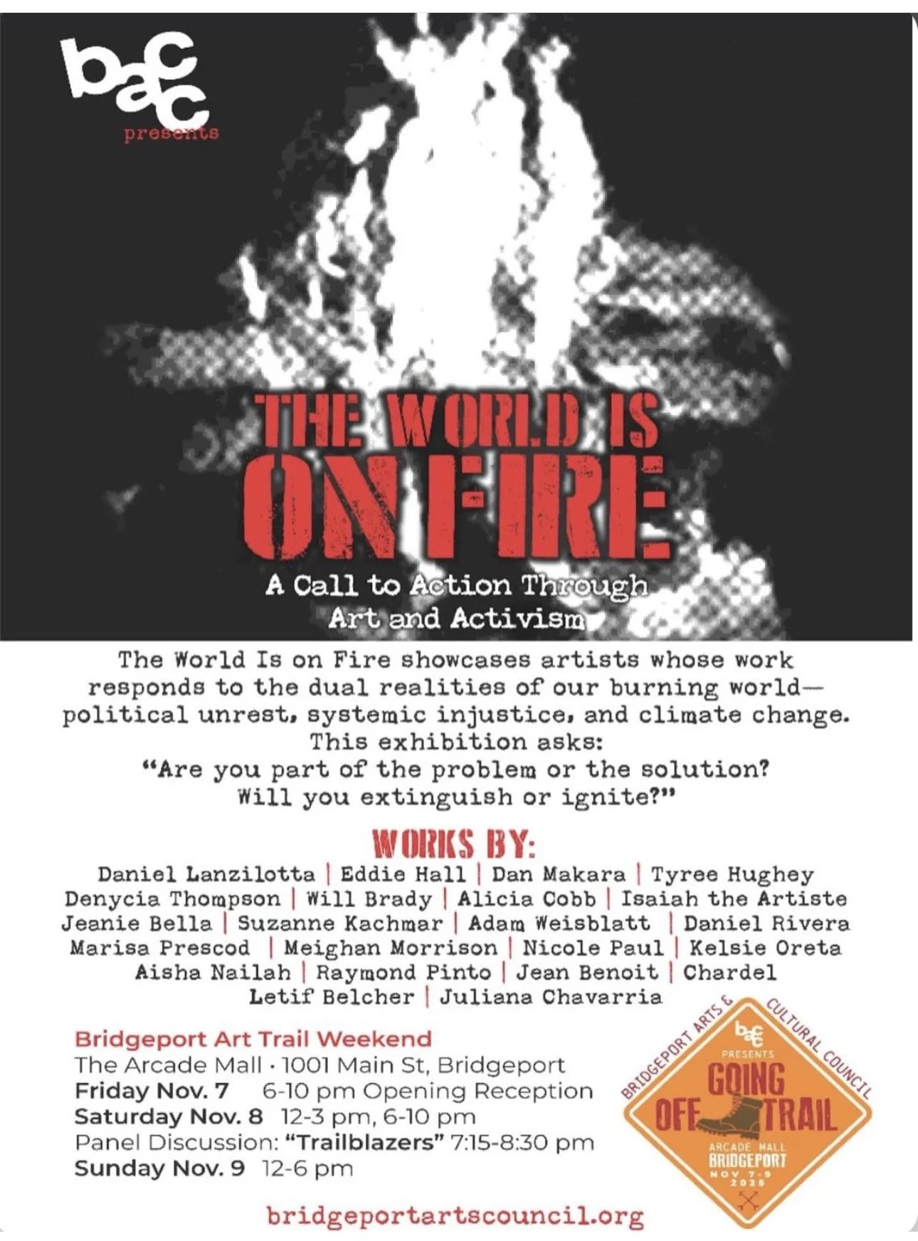 "The World Is On Fire" Exhibit