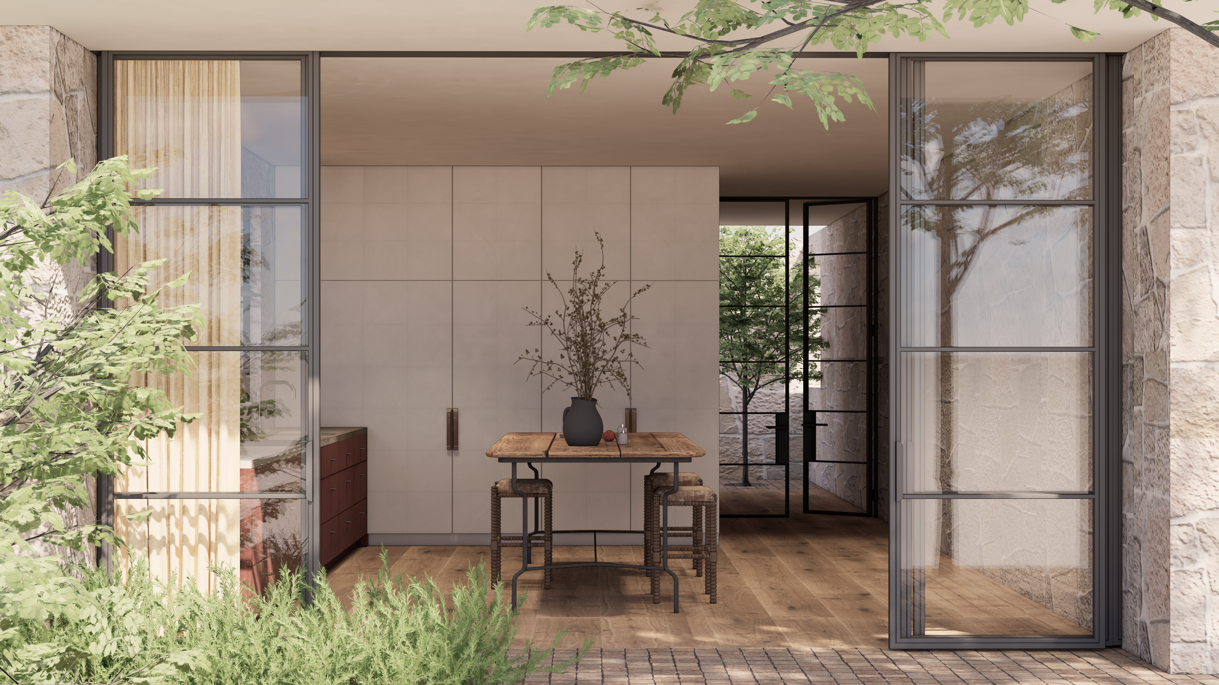 A Contemporary Mediterranean Kitchen