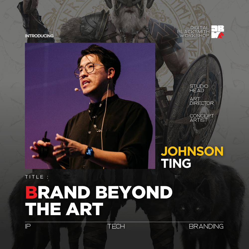 Johnson Ting, DBW2026 Digital Blacksmith Workshop hosted by Digital Blacksmith School on 1st August 2026, largest and only concept art conference