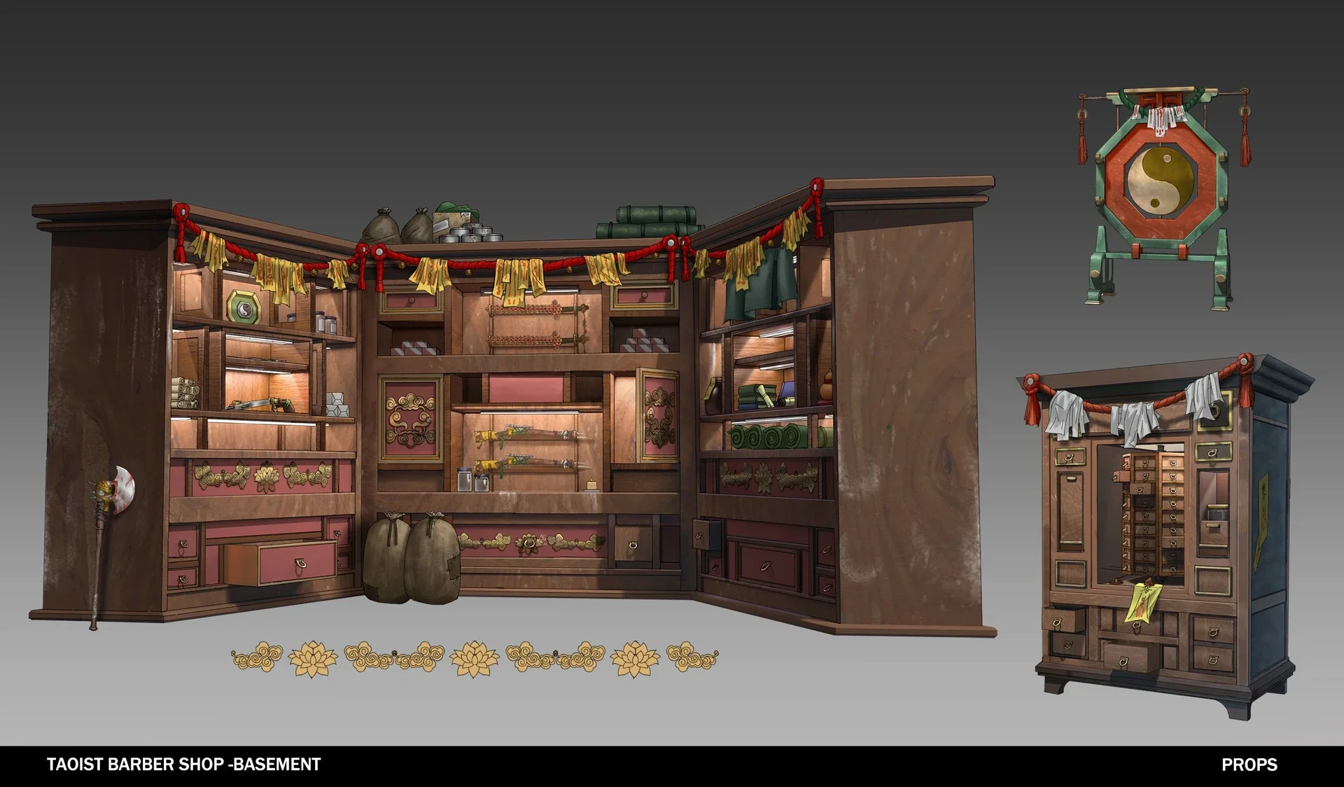 Kim Huiyee - The Echo Project, Digital Blacksmith School Set design, set dress to impress