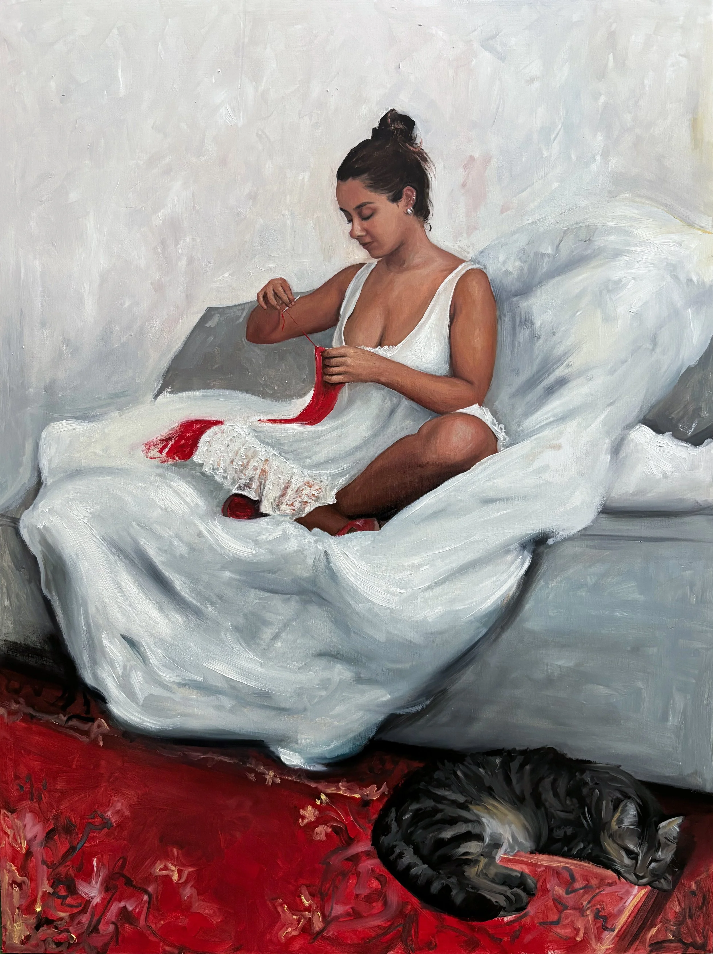 Net, Oil on Wood, 80x60 cm