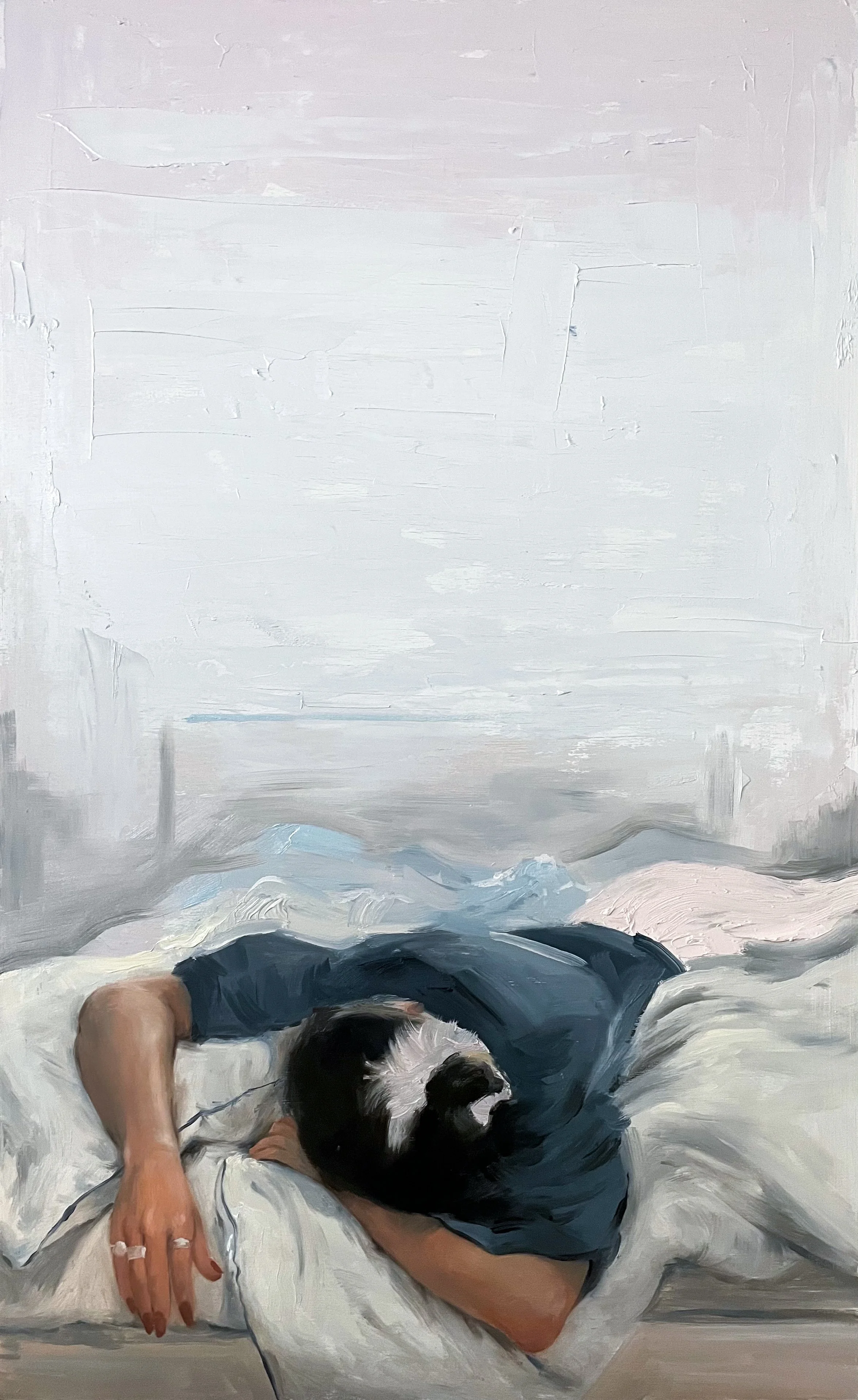 If I Was a Degas Dancer, Oil on Wood, 65x40 cm