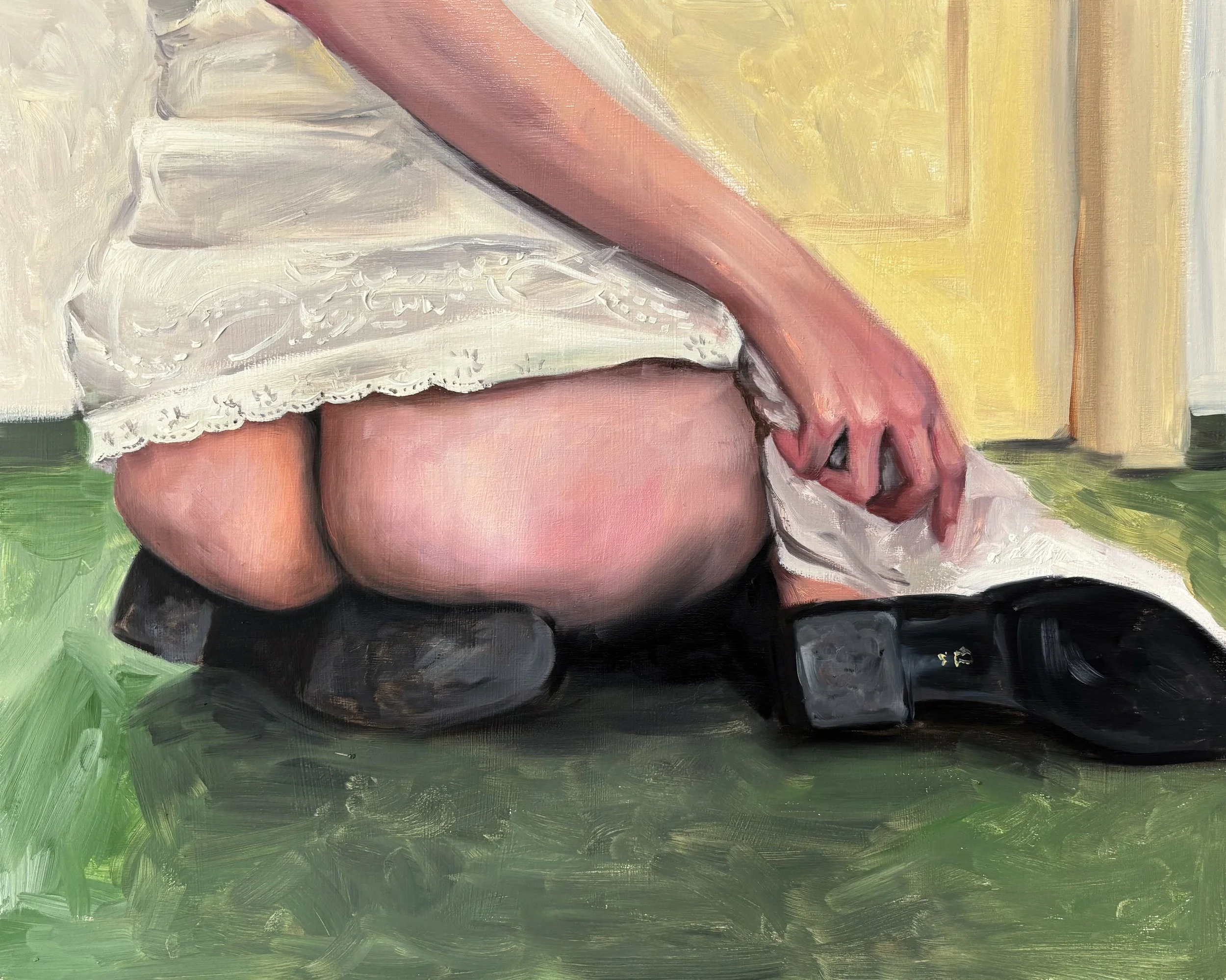 Things I Stepped On Today, Oil on Wood, 50x40 cm