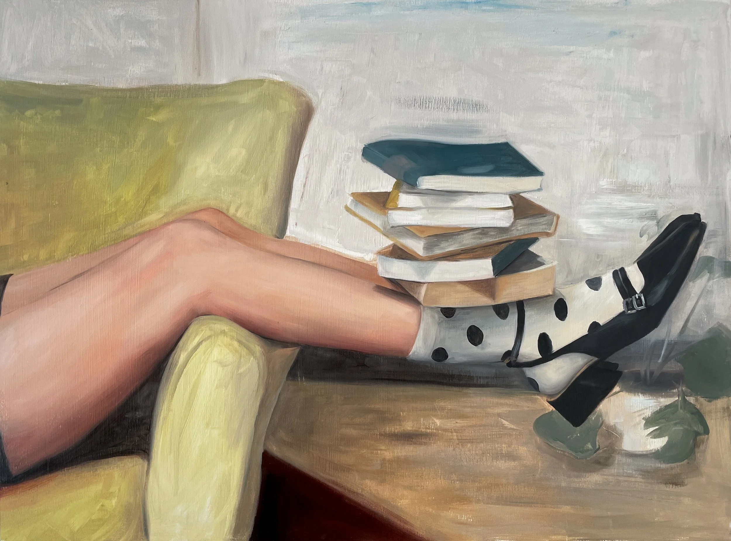Healthy Balance, Oil on Wood, 60x45 cm