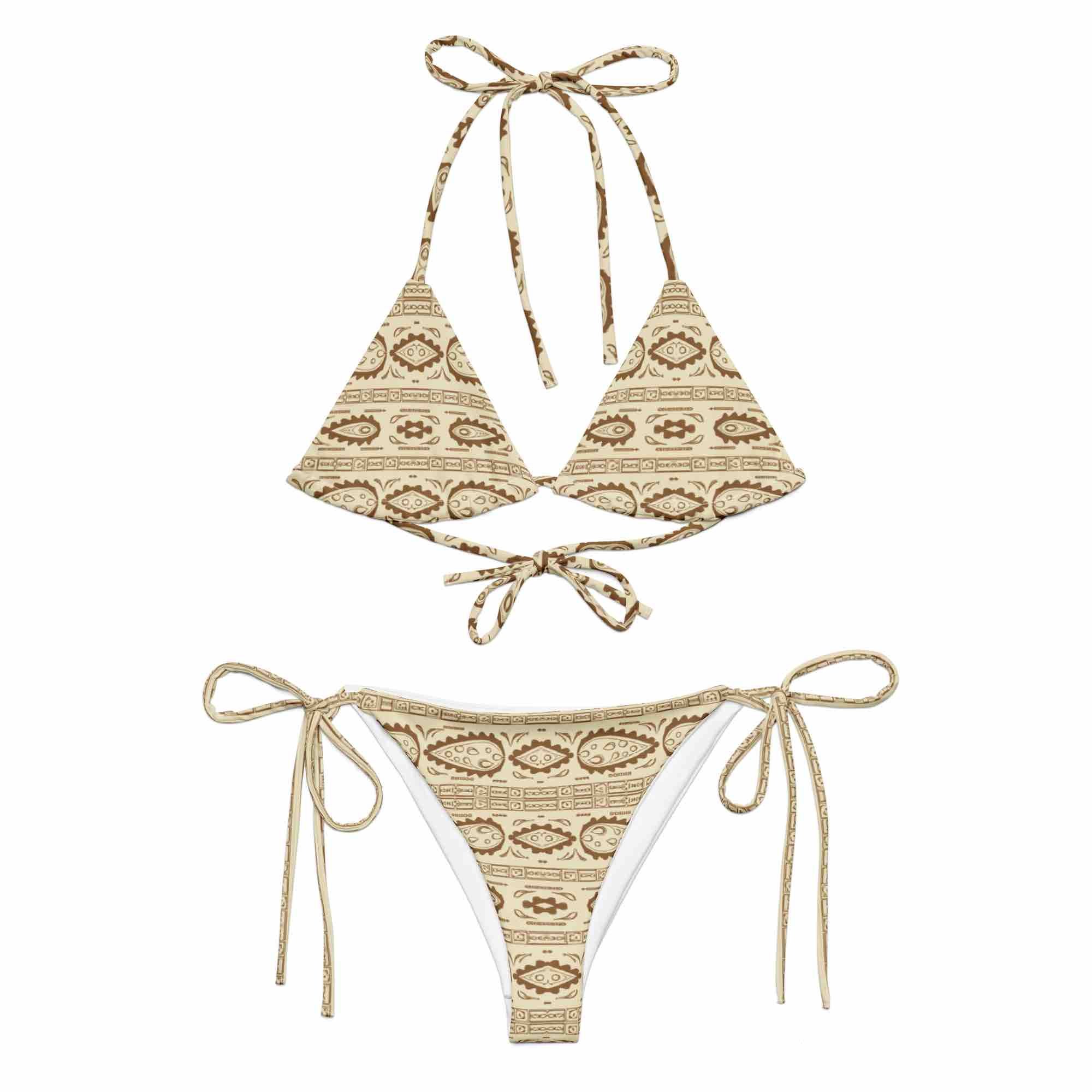 Vielseitig und Individuell: Bikini Damen "Greko" mit herausnehmbaren Pads.