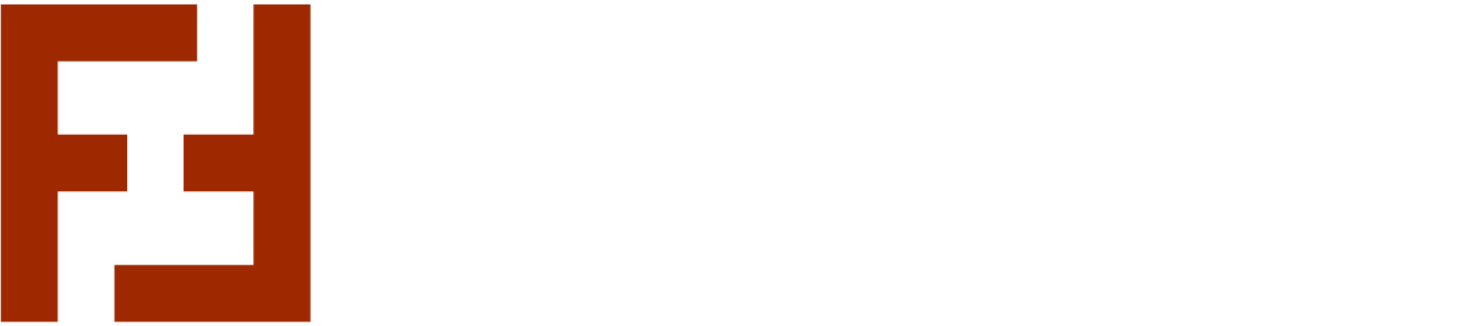 False Bay Fitness Red and White Logo