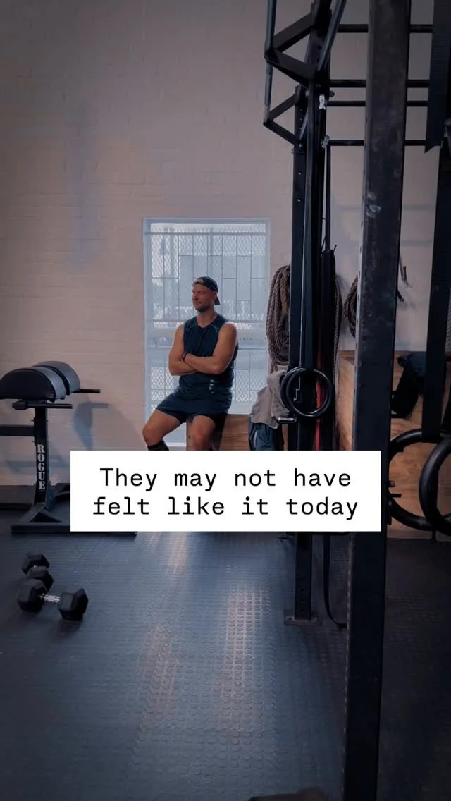 Discipline > Motivation 
Every has them. Those days where there’s just no fire. No spark. No motivation. 
To show up anyway, to move, to sweat it out… that’s growth! 
Tag the person who sharpens you, ESPECIALLY on the hard da