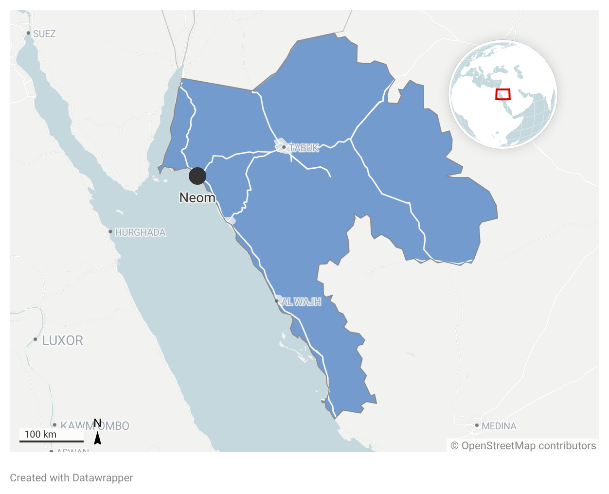 Amid Regional Tensions, NEOM Explores Alternative Shipping Corridors