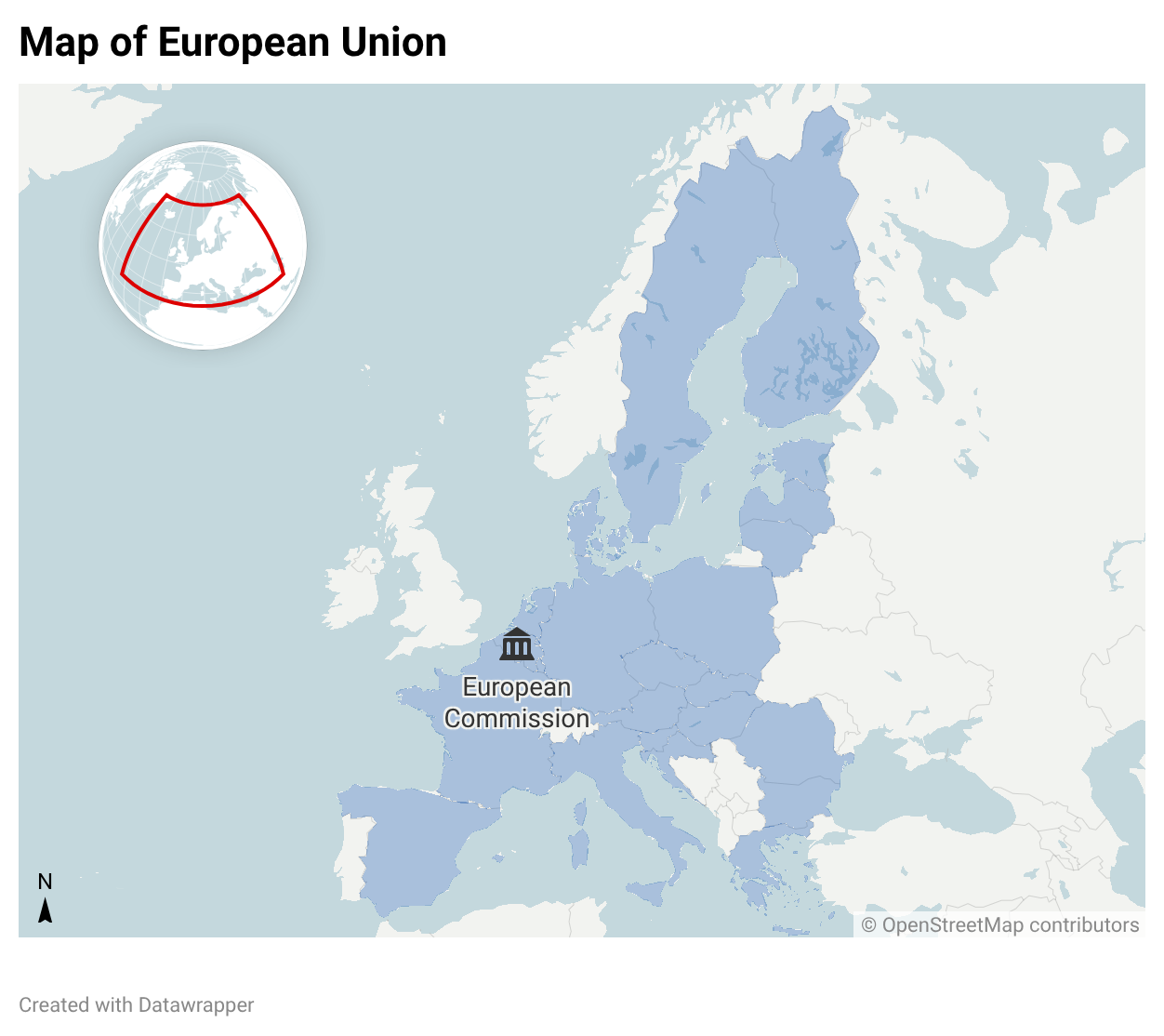 Map of European Union