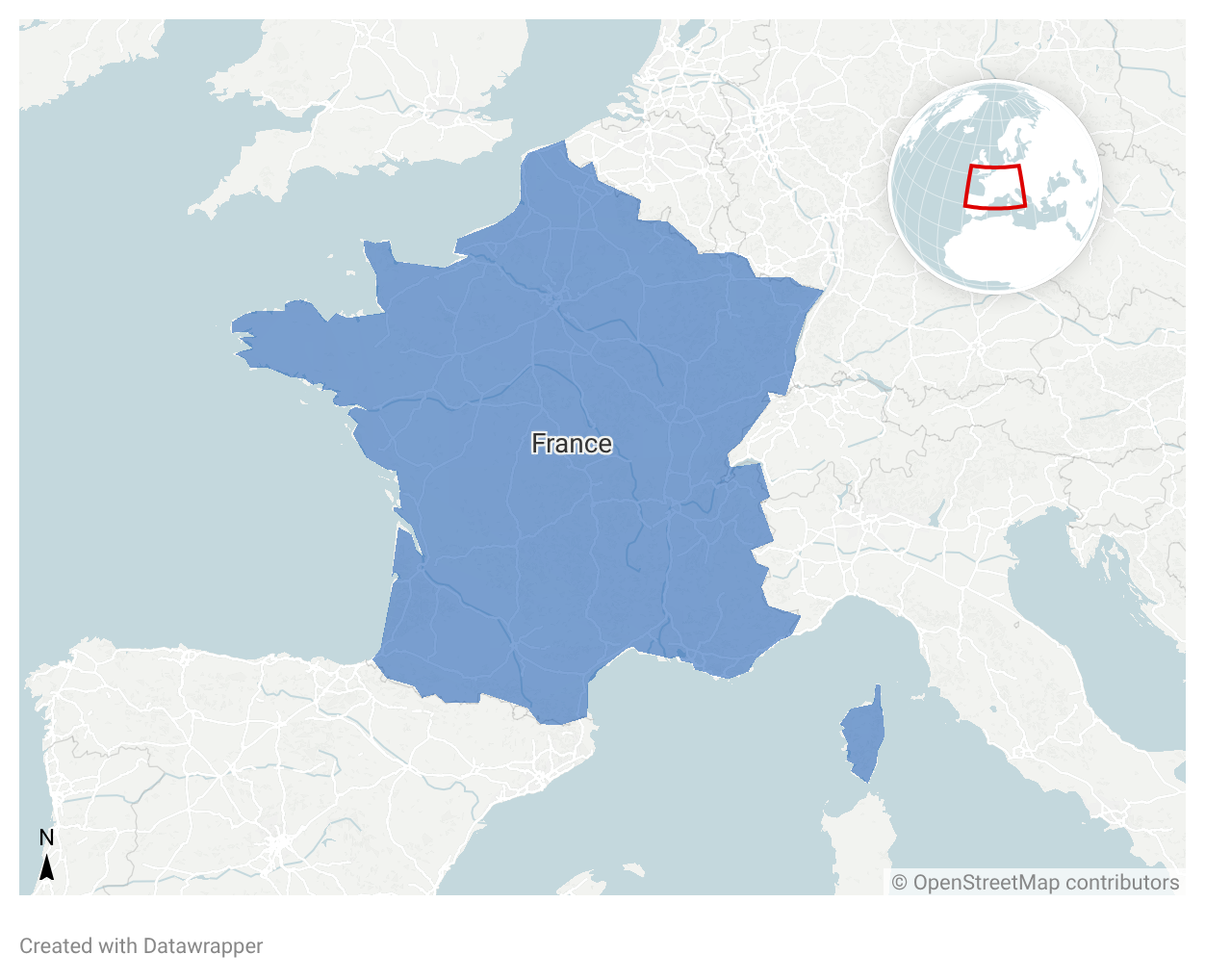 Map of France