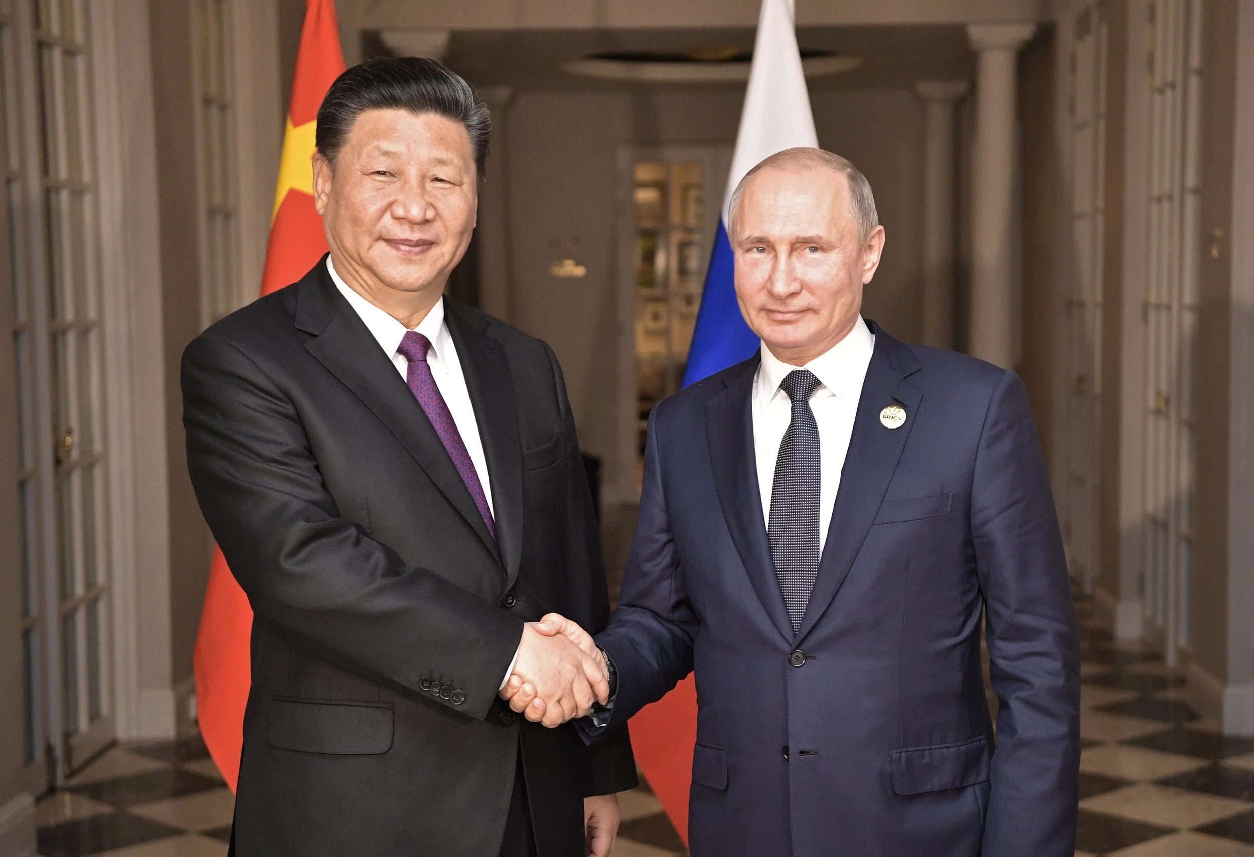 Chinese President Xi Jinping and Russian President Vladimir Putin