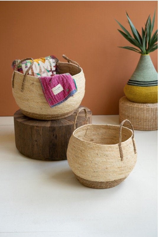 Woven Rope Basket Set